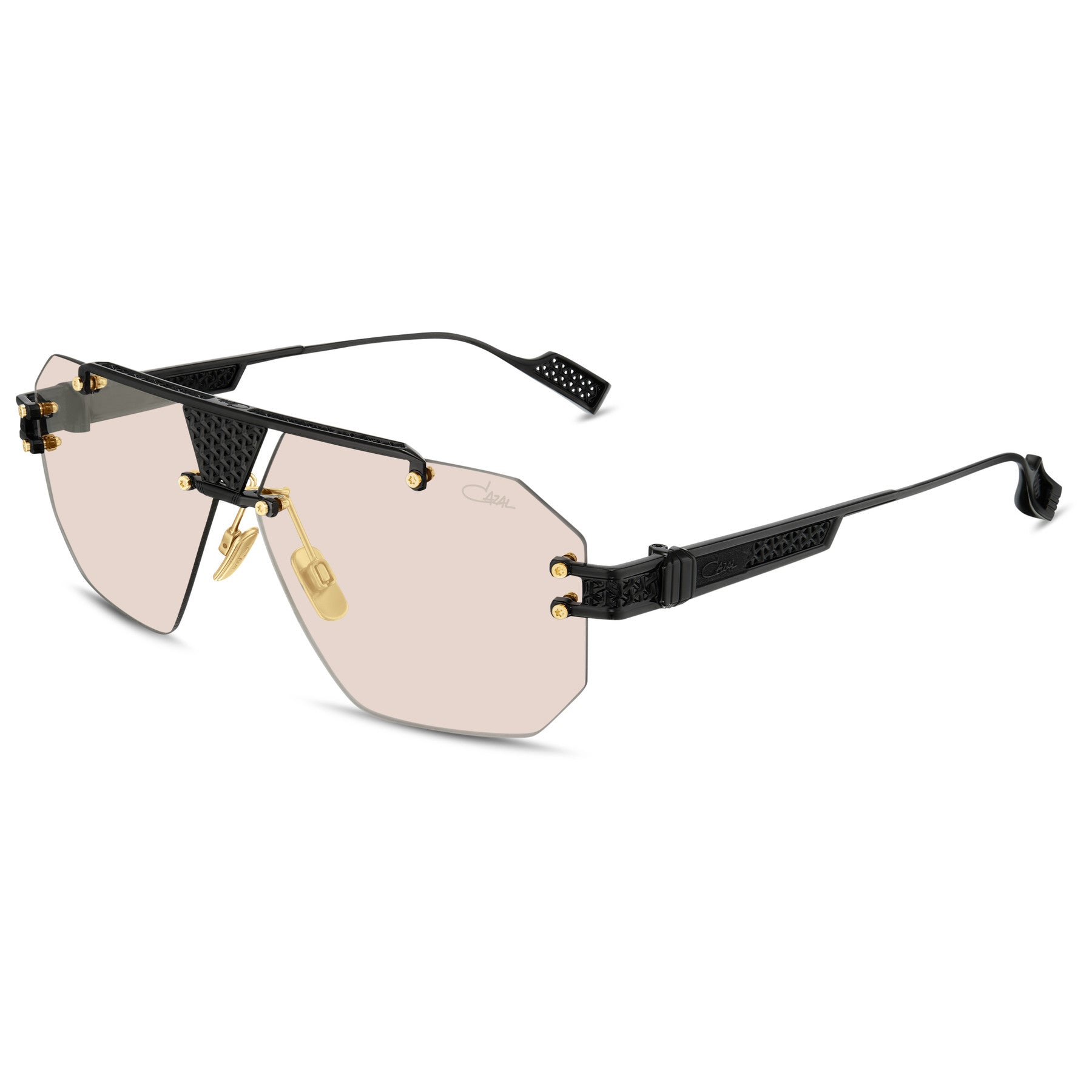 Cazal ERA 360 MOD 777 occhiali da sole oro-nero uomo