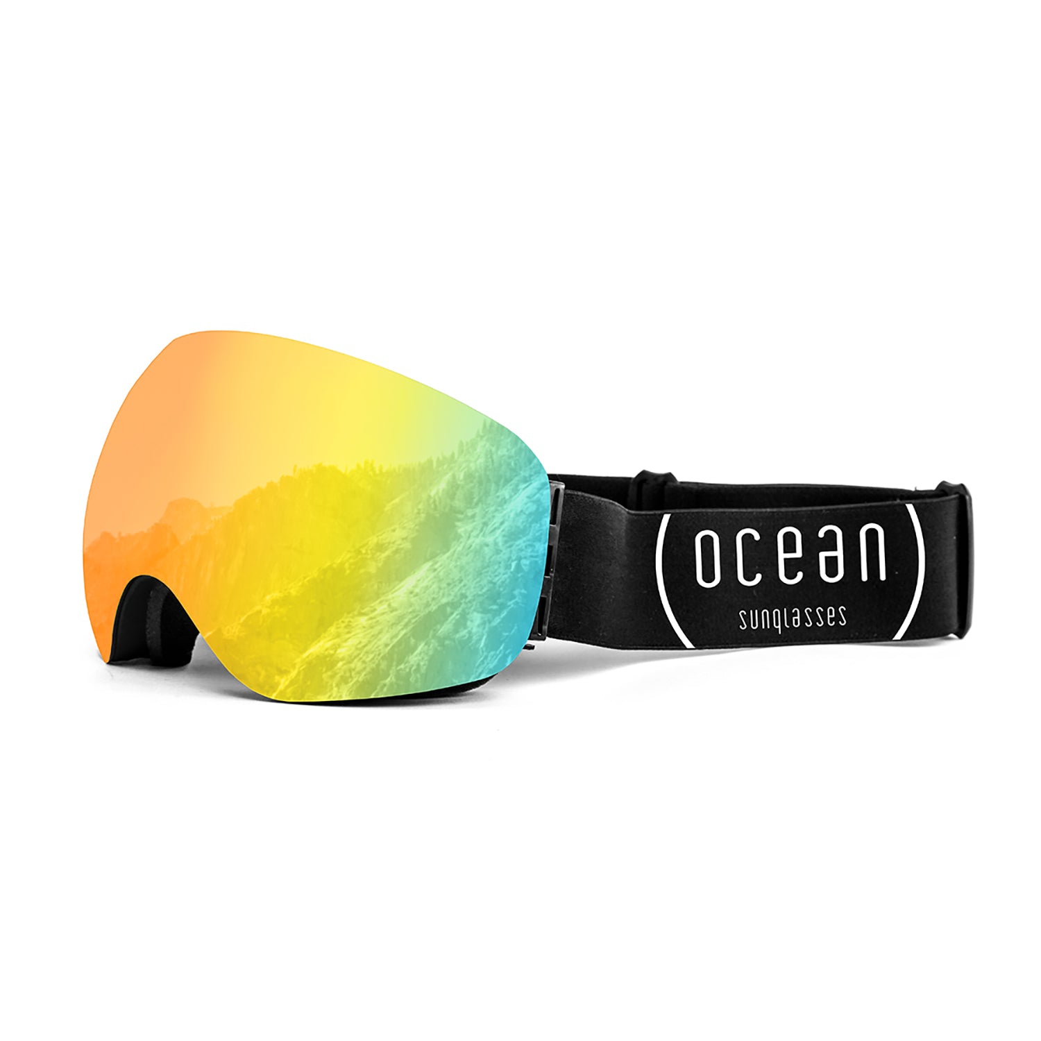 Ocean Sunglasses Arlberg maschera sci nera fumé