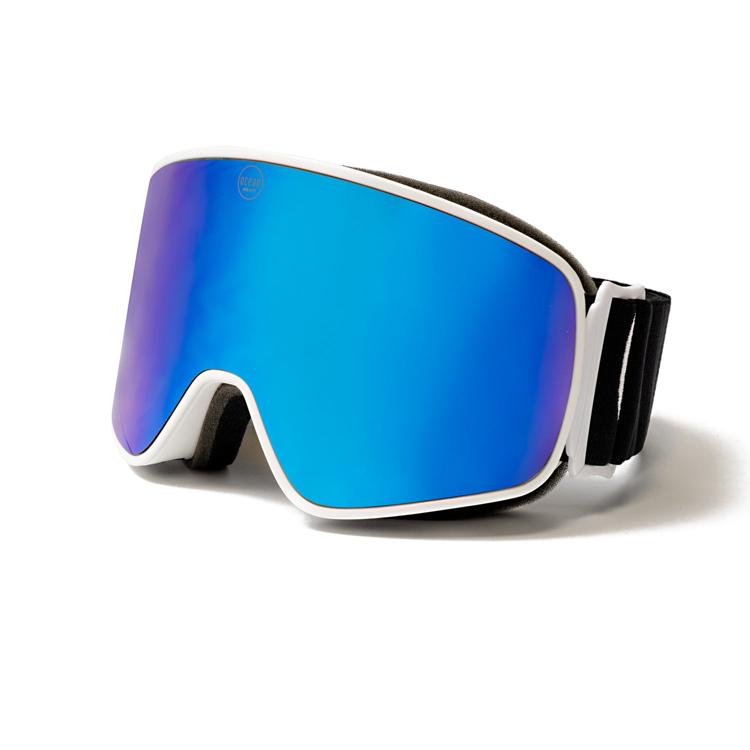 Ocean Aspen maschera sci nera lente fumo
