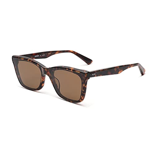 Glindar Quadrati Vintage occhiali da sole donna acetato