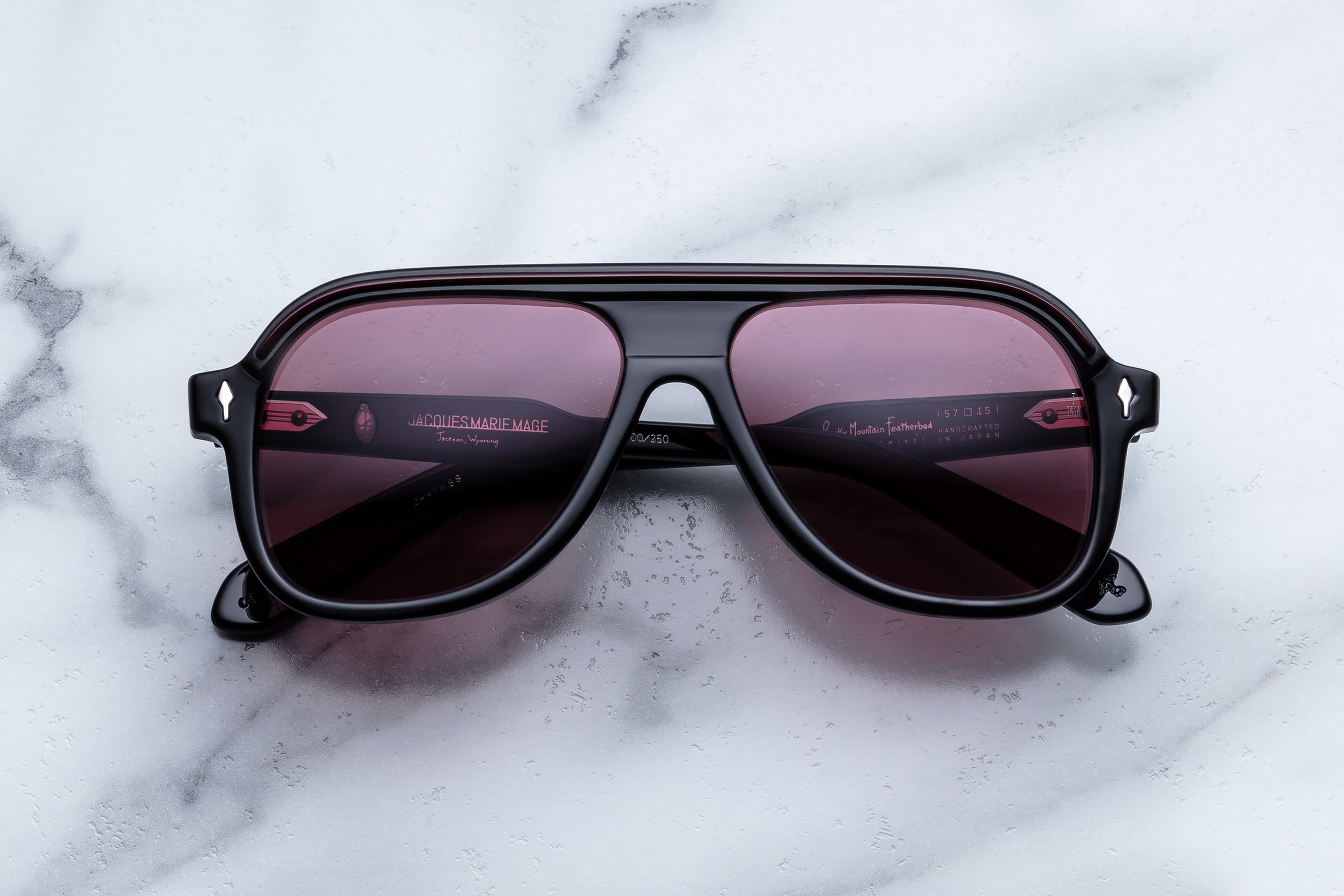 Jacques Marie Mage Teewinot occhiali da sole black mahogany