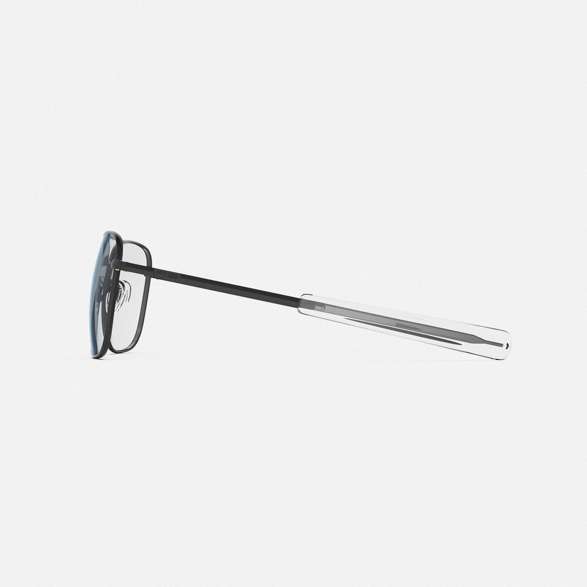 Randolph Aviator occhiali da vista graduati nero opaco 55 mm