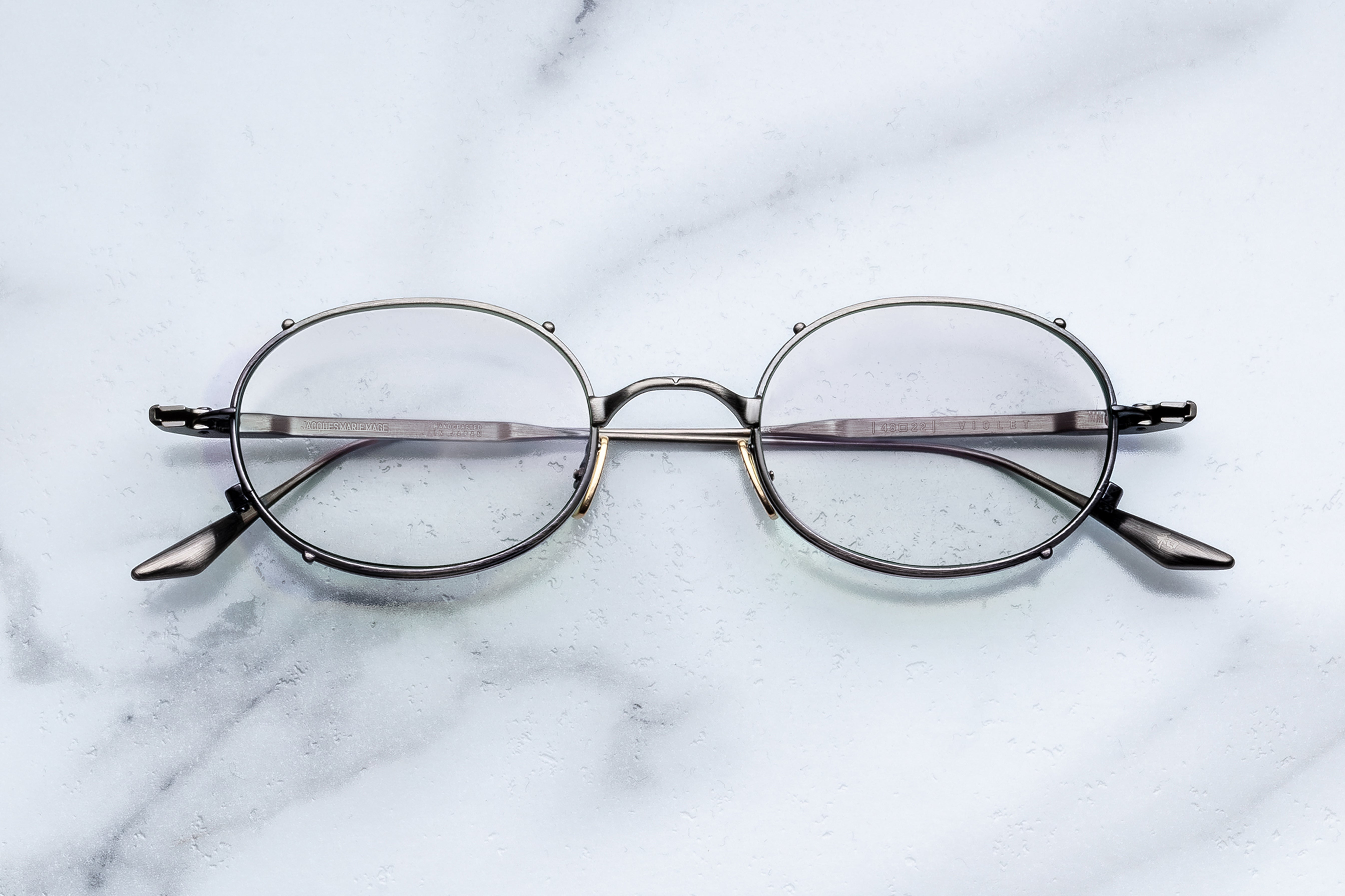 Jacques Marie Mage Violet RX occhiali da vista Corbeau