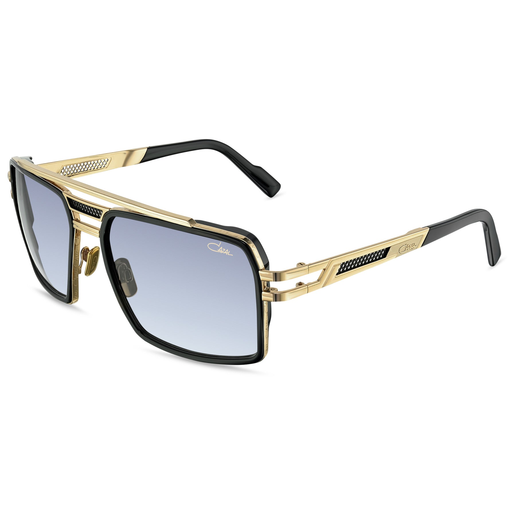 Cazal 6000s 6033/3 occhiali da sole nero-oro uomo