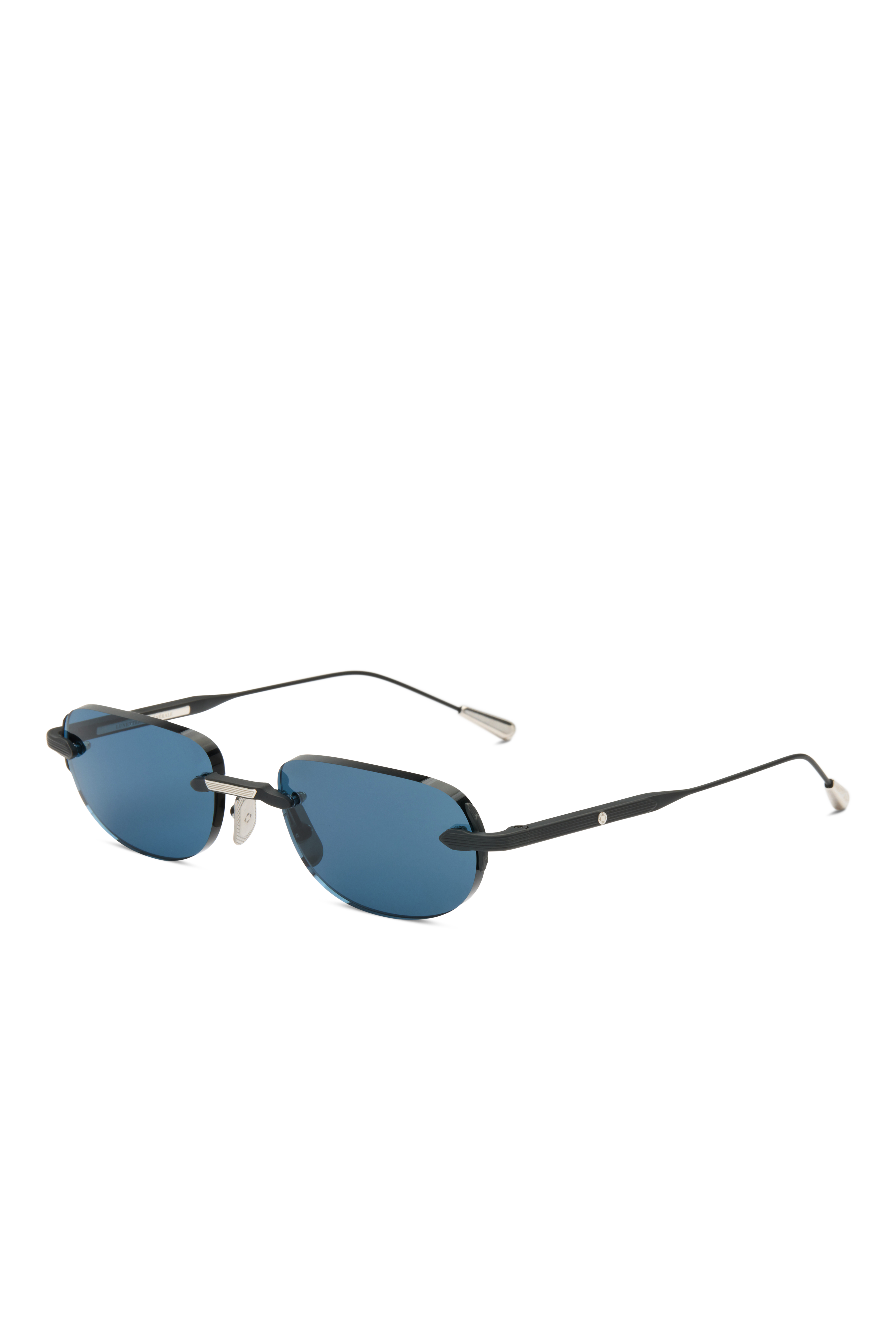 Lunetterie Générale St-Tropez occhiali da sole nero blu titanio