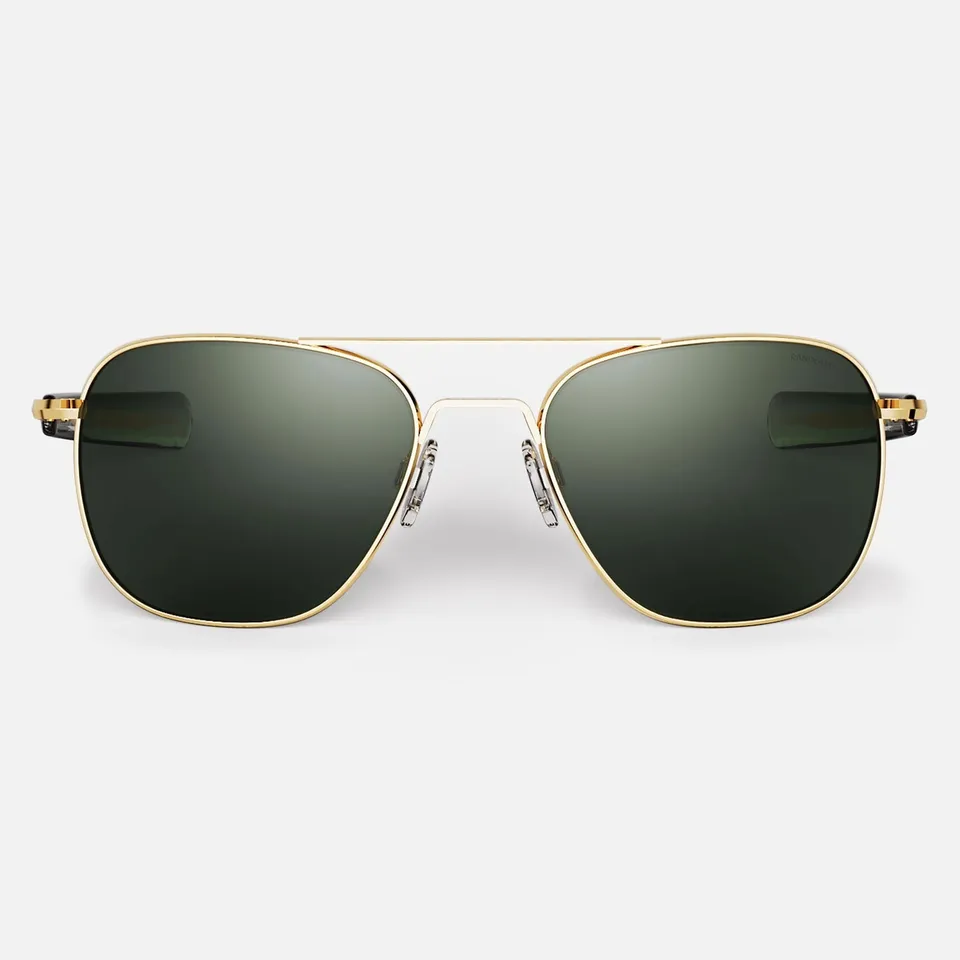 Randolph Aviator 23K Gold AGX occhiali sole graduati 55mm