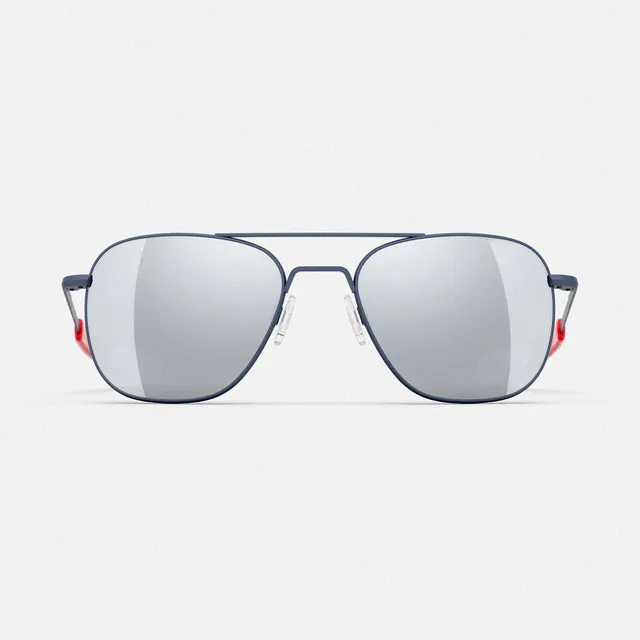 Randolph Aviator Thunderbirds occhiali da sole 55mm blu