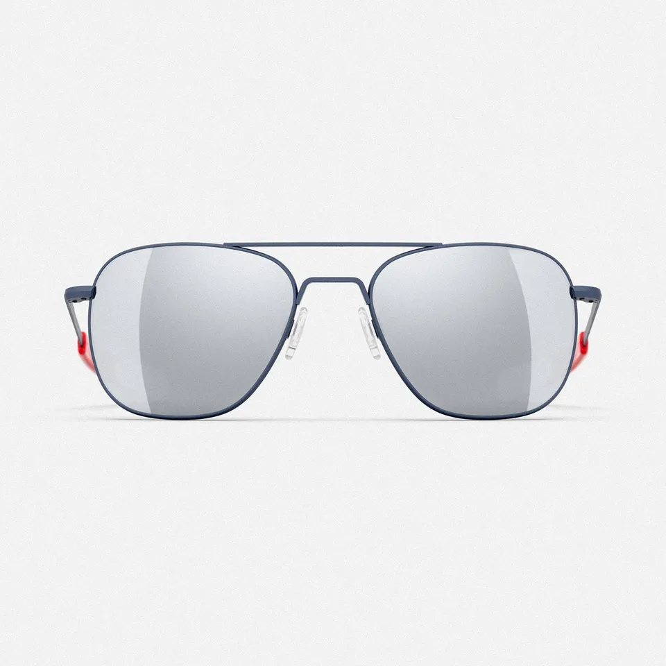 Randolph Aviator Thunderbirds occhiali da sole 55mm blu