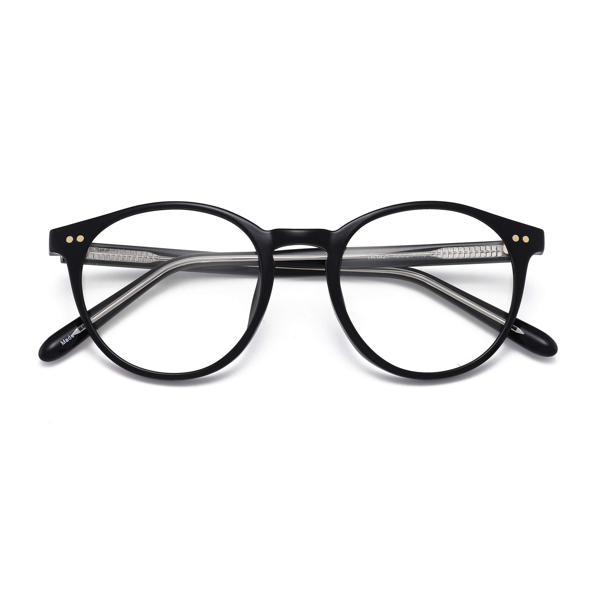 Glindar Retro Rotondi occhiali luce blu donna TR90