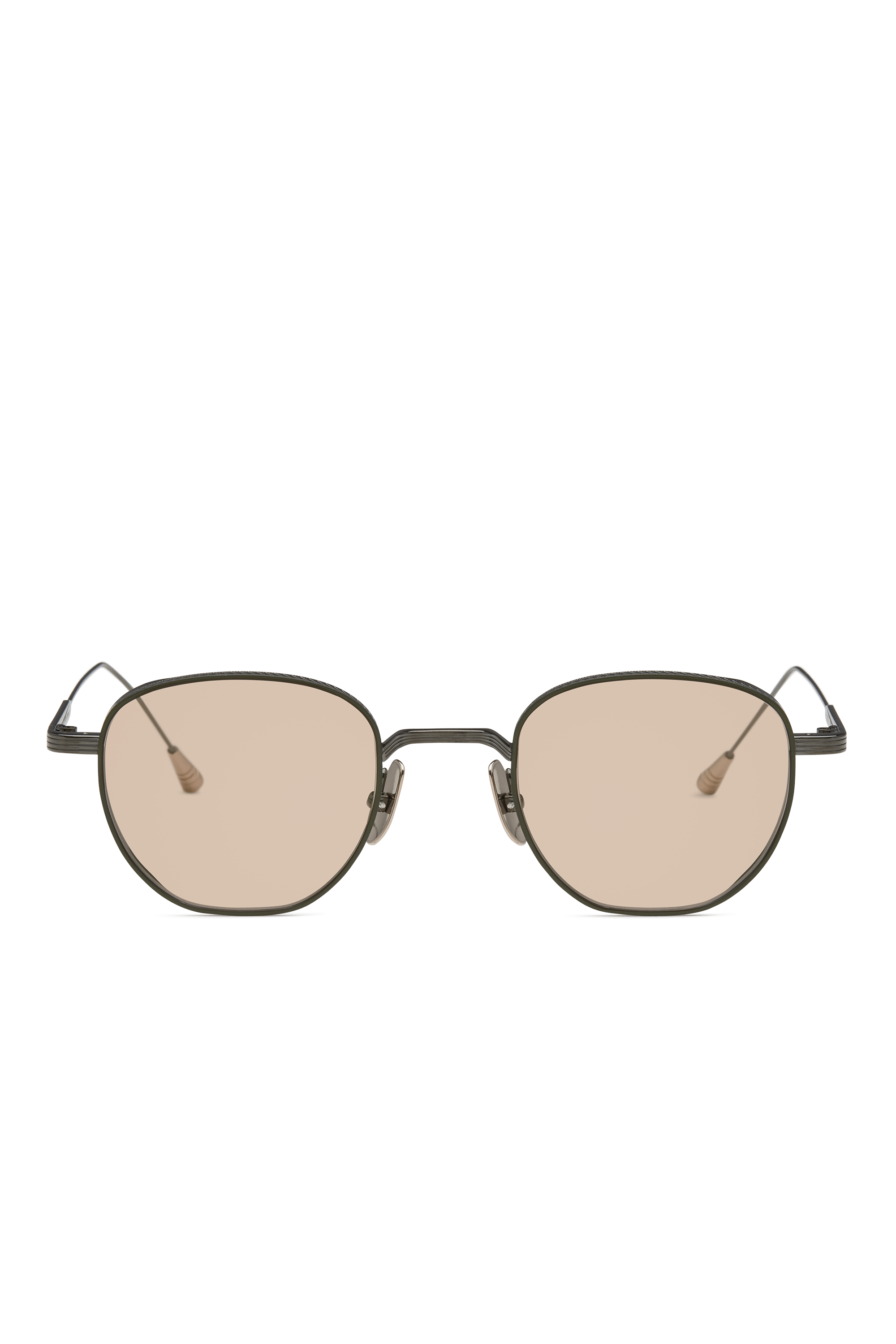Lunetterie Générale Studio 54 occhiali su misura gunmetal ambra