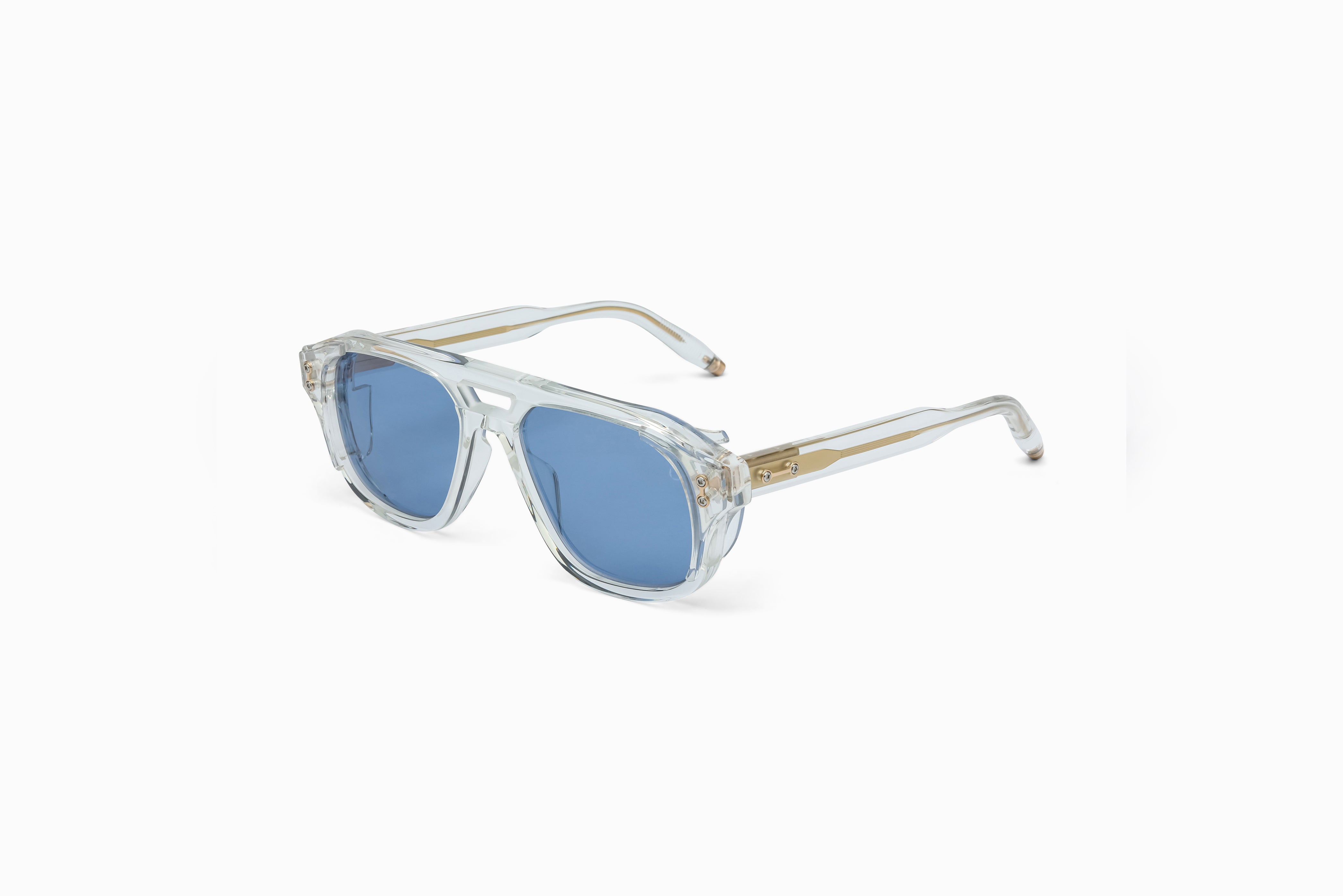 Akoni Horizon Phoenix occhiali da sole crystal clear acetato