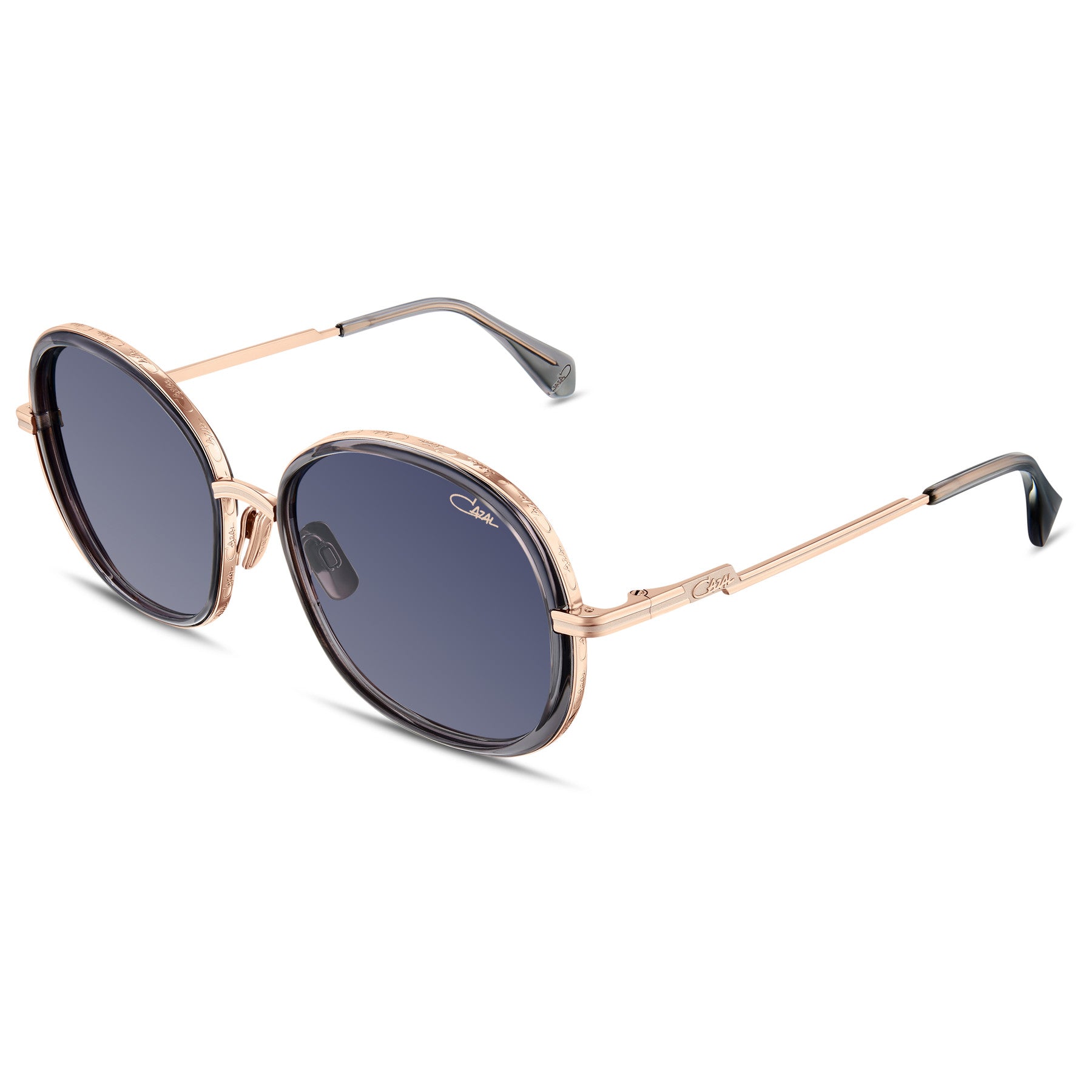 Cazal 8500 MOD 8526 occhiali da sole grigio oro rosa