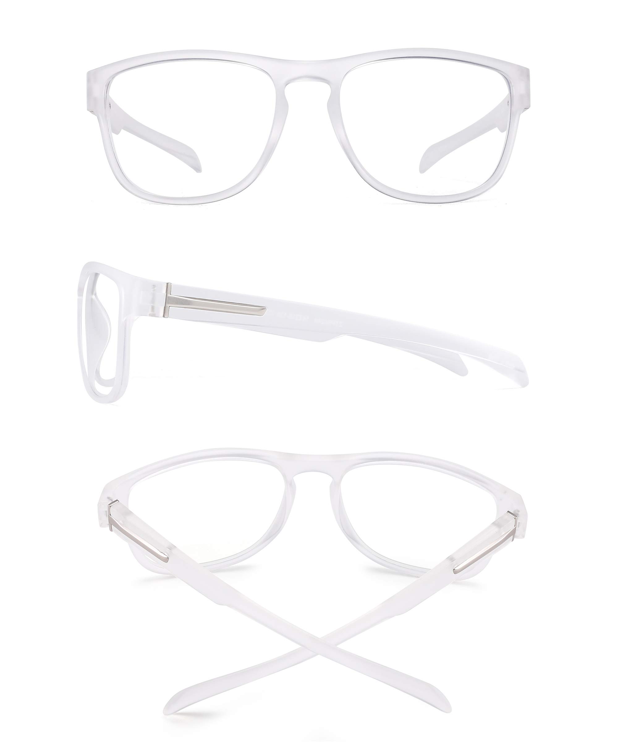 Glindar occhiali luce blu sportivi plastica unisex