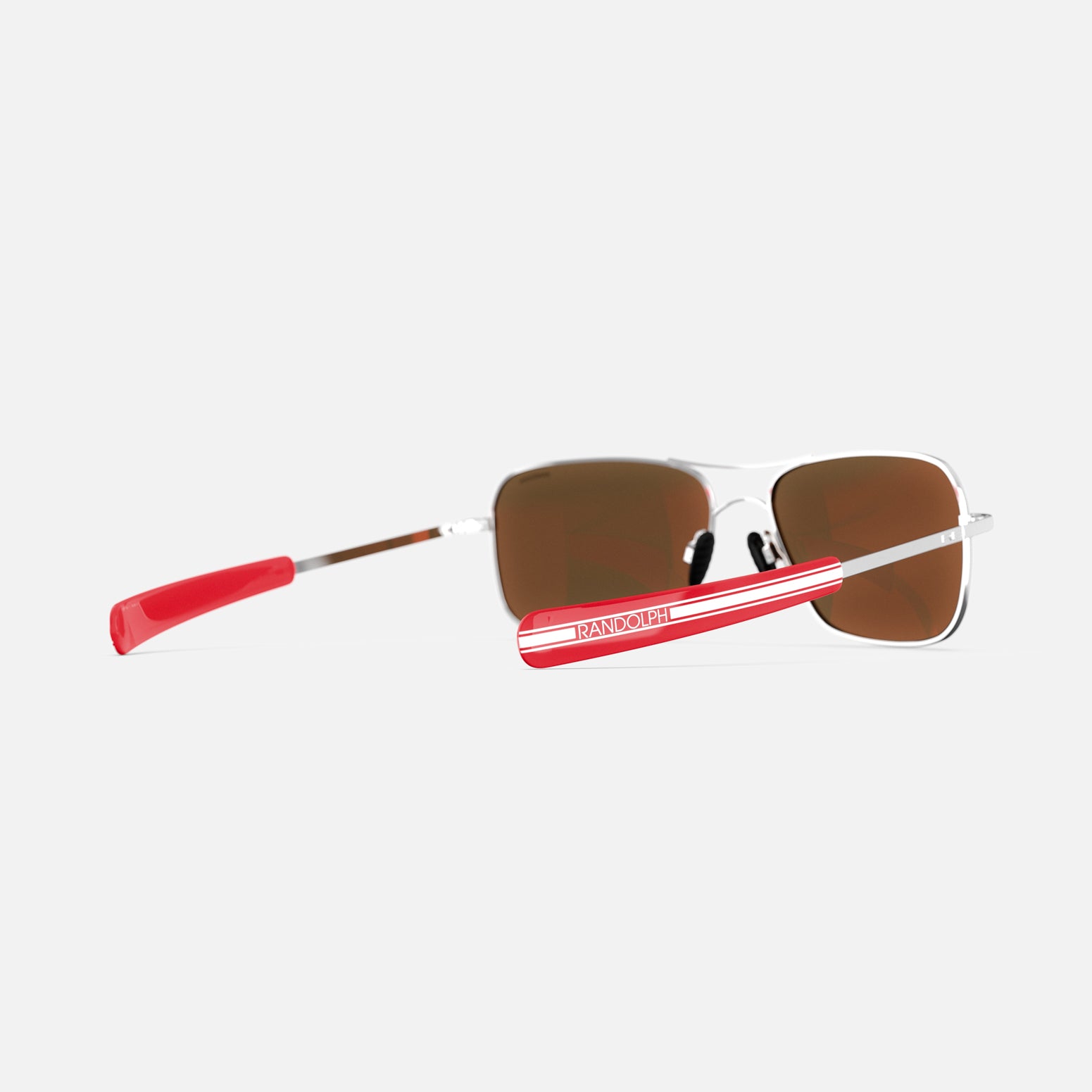 Randolph Shelby Archer Bright Chrome Redline occhiali da sole uomo
