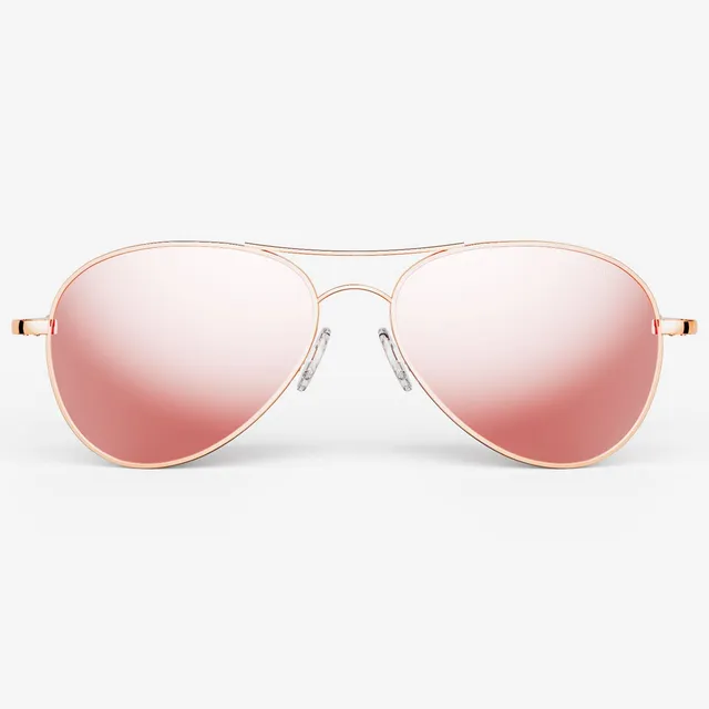 Randolph Amelia occhiali sole 22k Rose Gold 57 mm