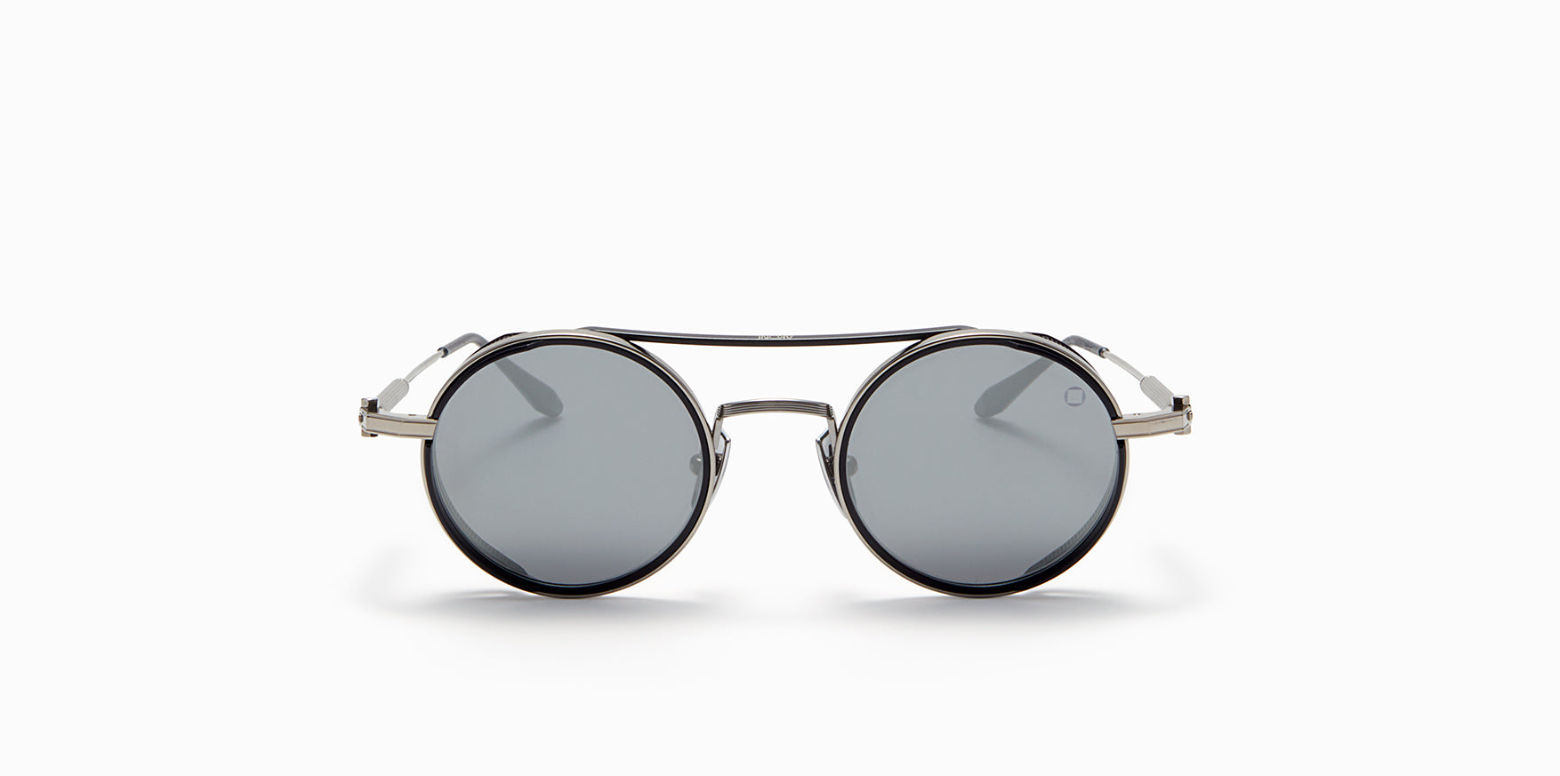 Akoni Optima Eris occhiali da sole Black Palladium in titanio
