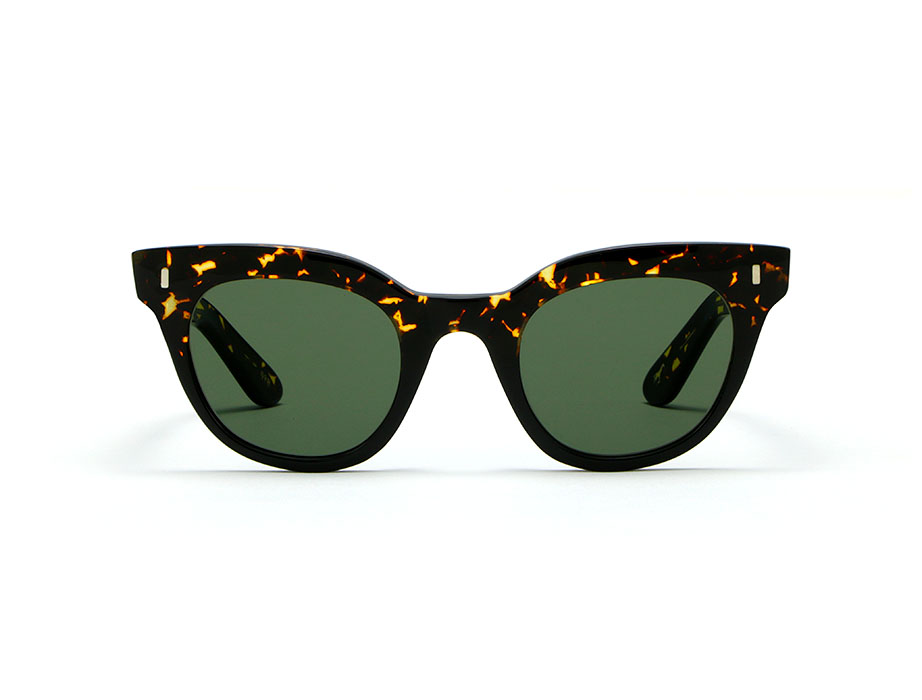 L.G.R Reunion Turkana occhiali sole havana lente verde
