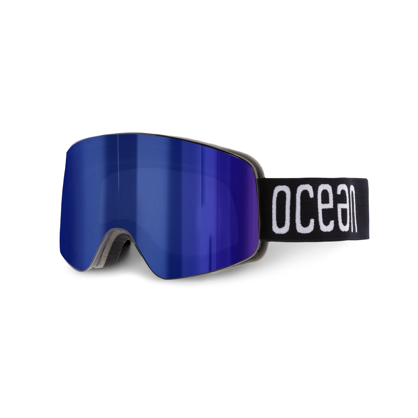 Ocean Parbat maschera da sci nera lente smoke