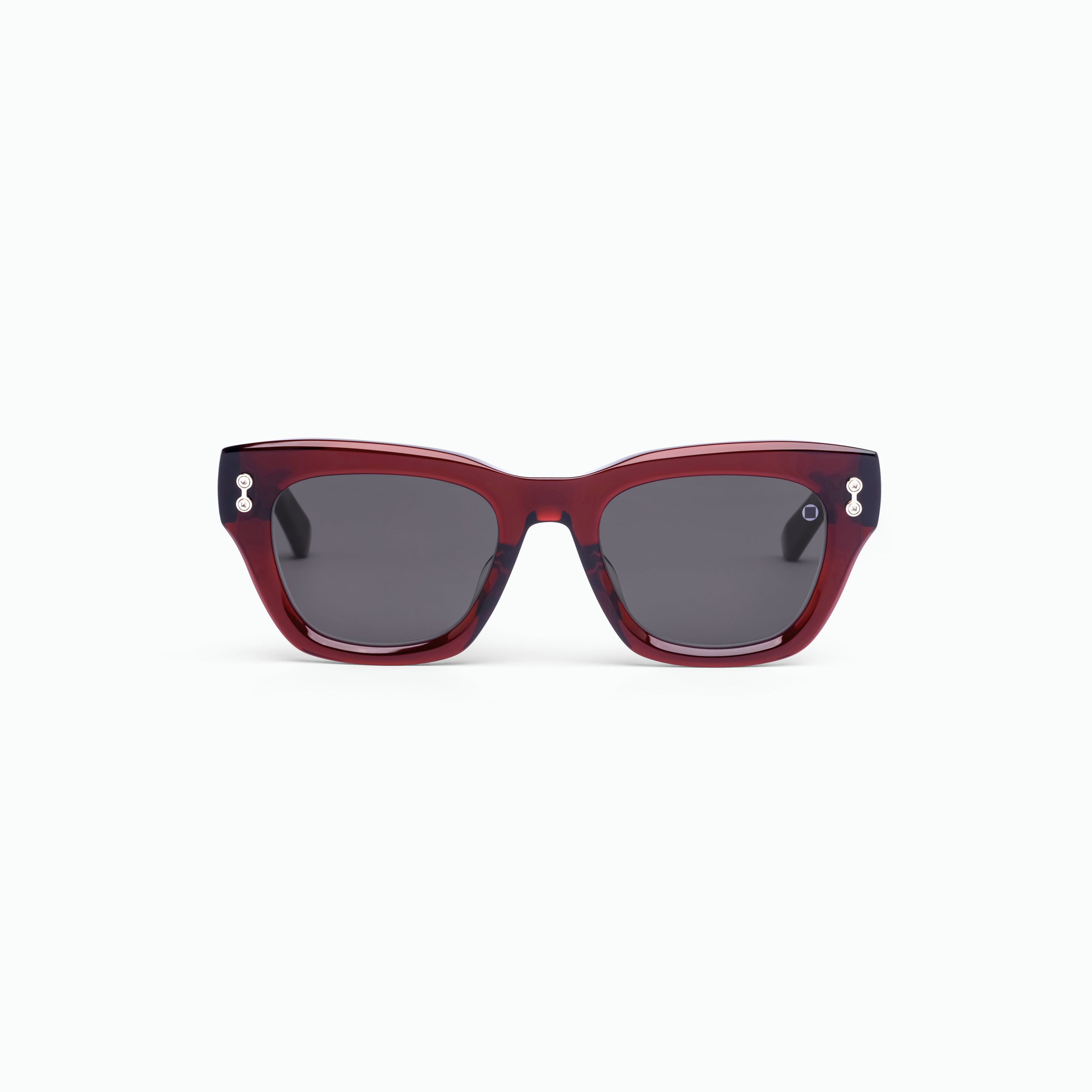 Akoni Delta Nebula occhiali da sole bordeaux acetato
