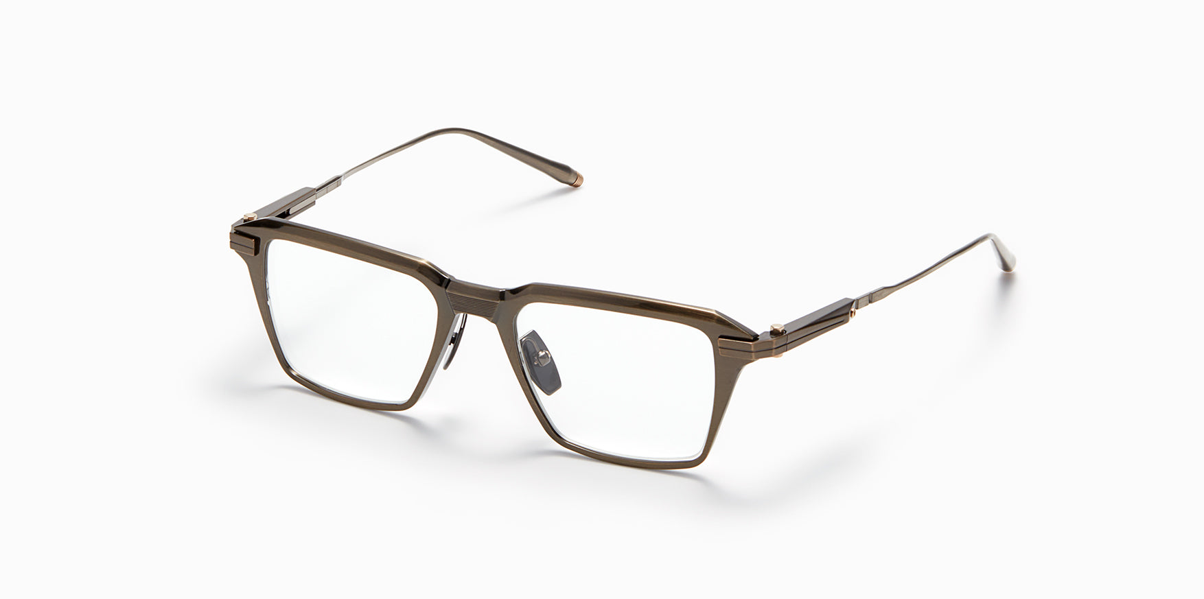 Akoni Horizon Swift occhiali da vista browline titanio 50