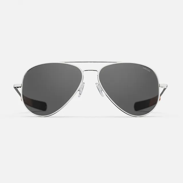 Randolph Concorde 23k White Gold occhiali da sole grigi