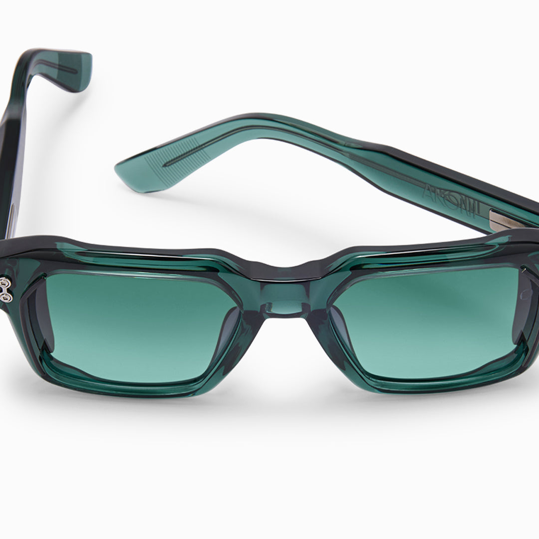 Akoni Horizon Pegasus-Two occhiali da sole verde titanio