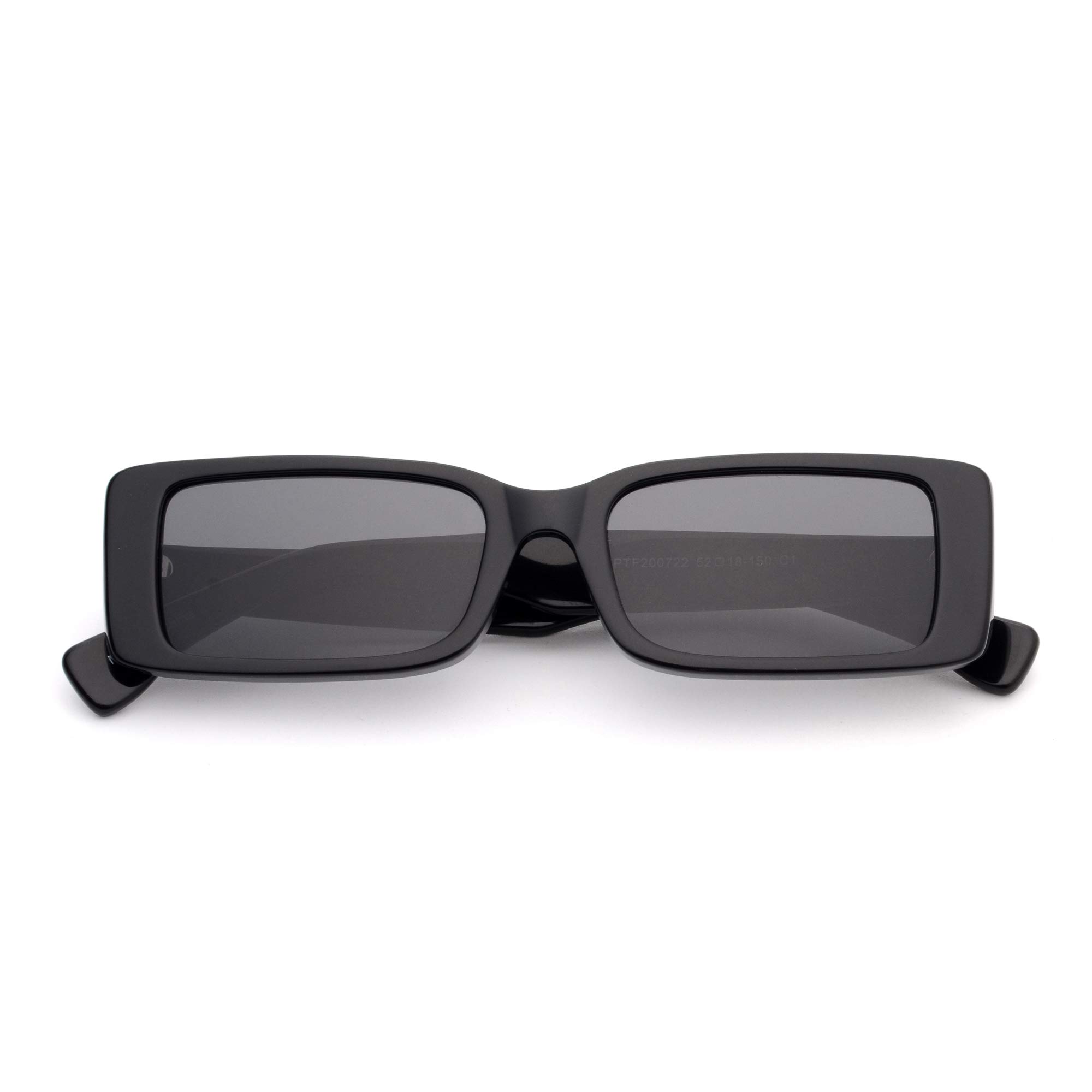 Glindar occhiali da sole rettangolari acetato donna