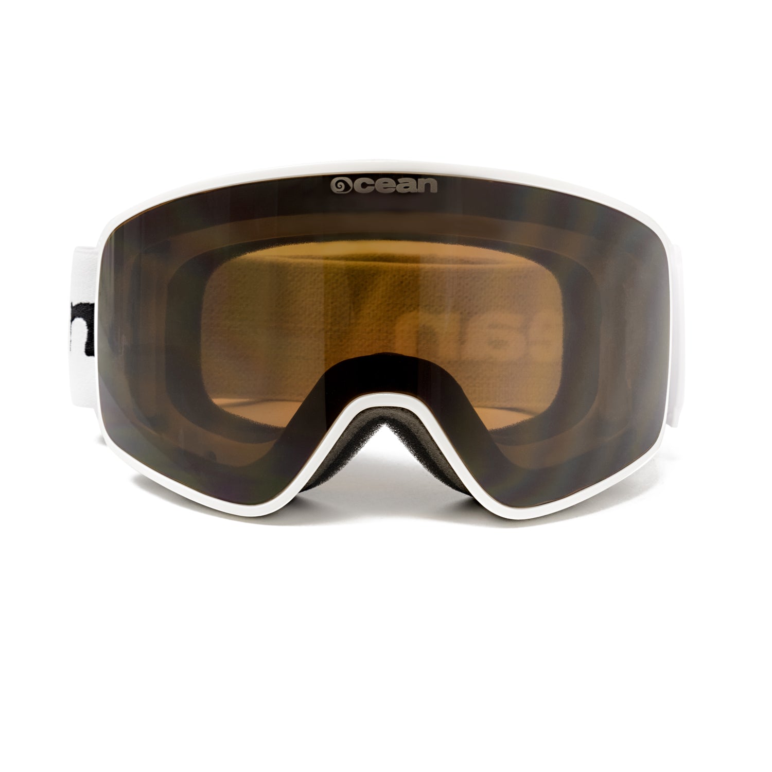 Ocean Aspen maschera sci nera lente fumo