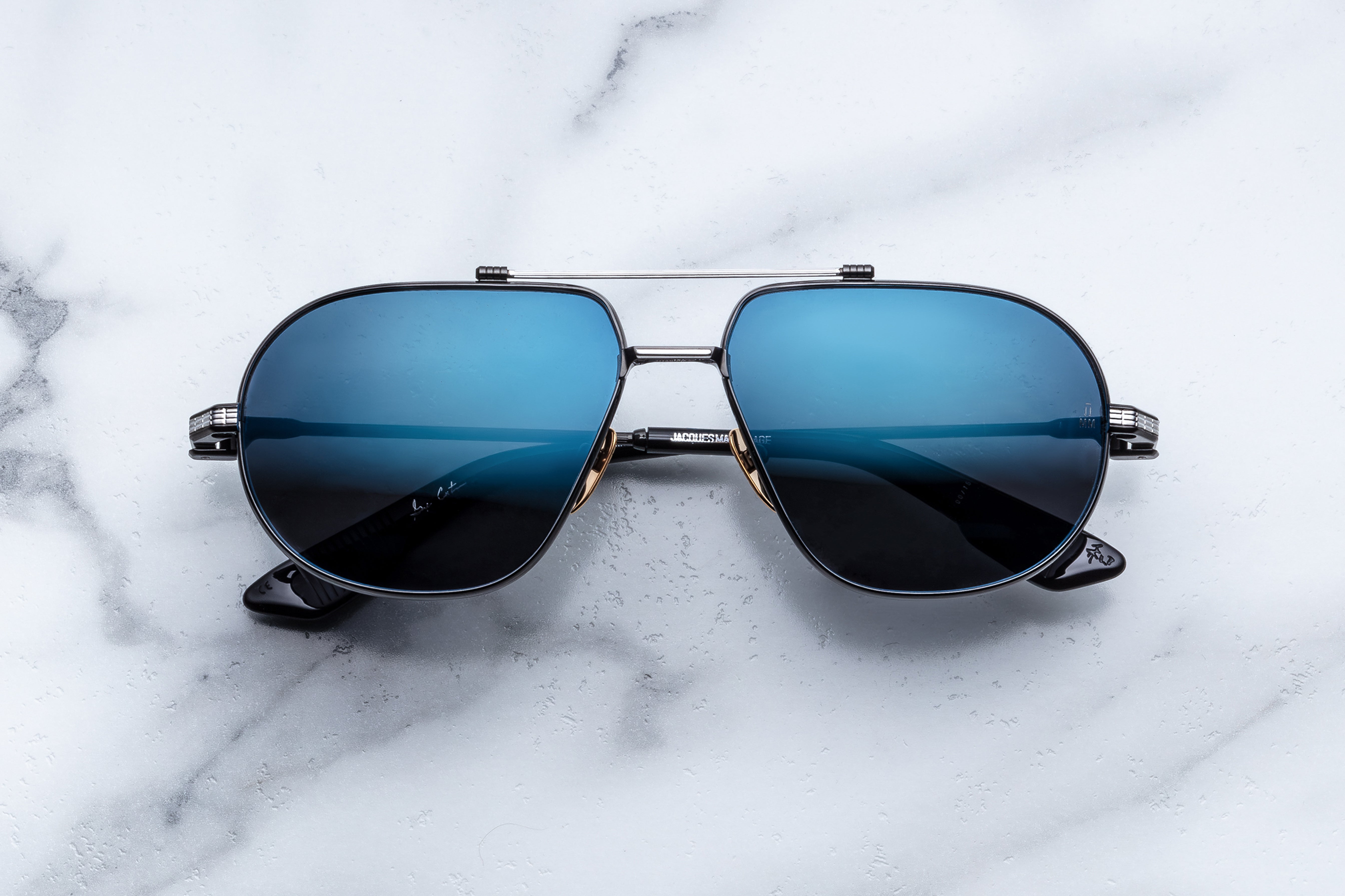 Jacques Marie Mage Cortina Hollywood occhiali sole K16 God Father