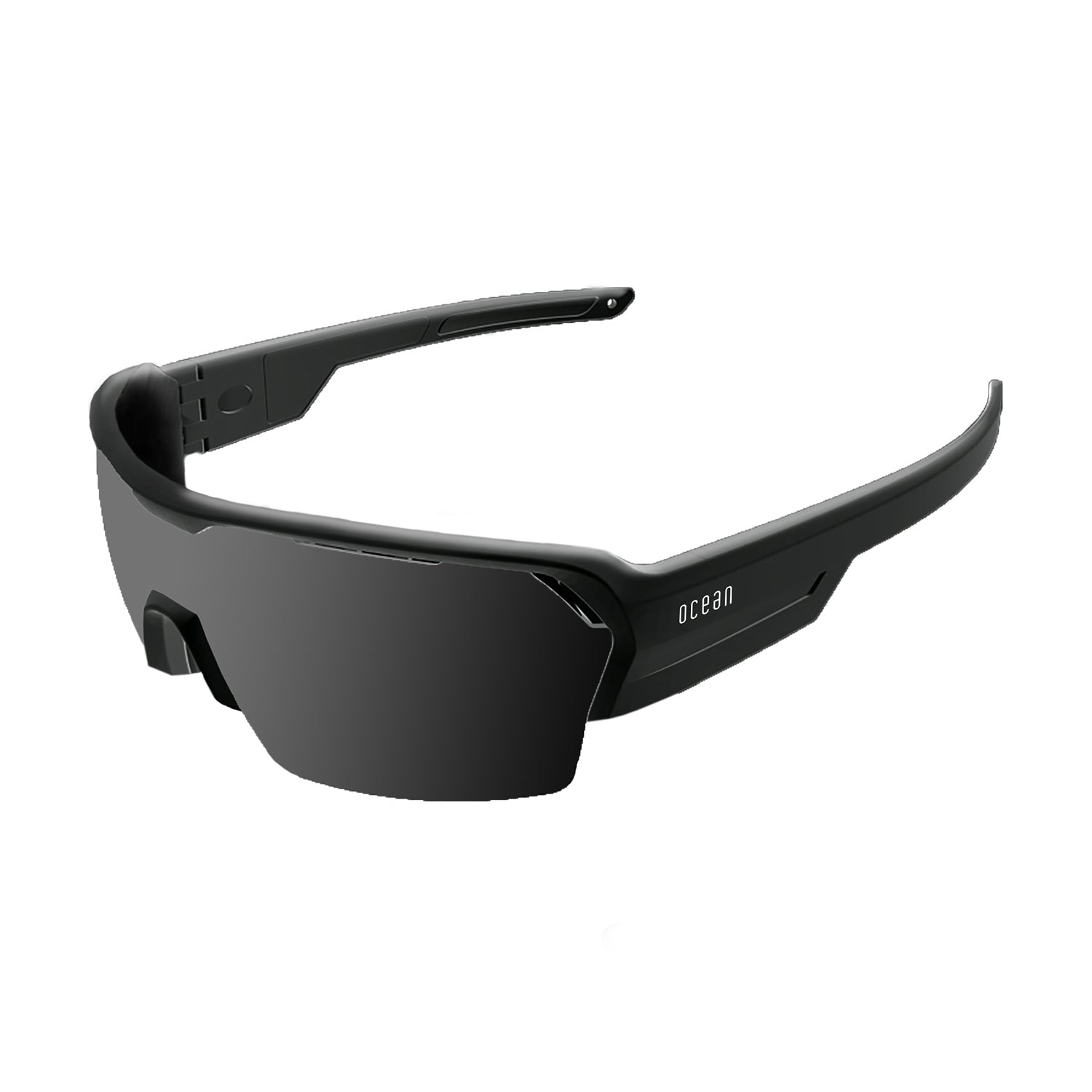 Ocean Sunglasses Race occhiali galleggianti neri fumé