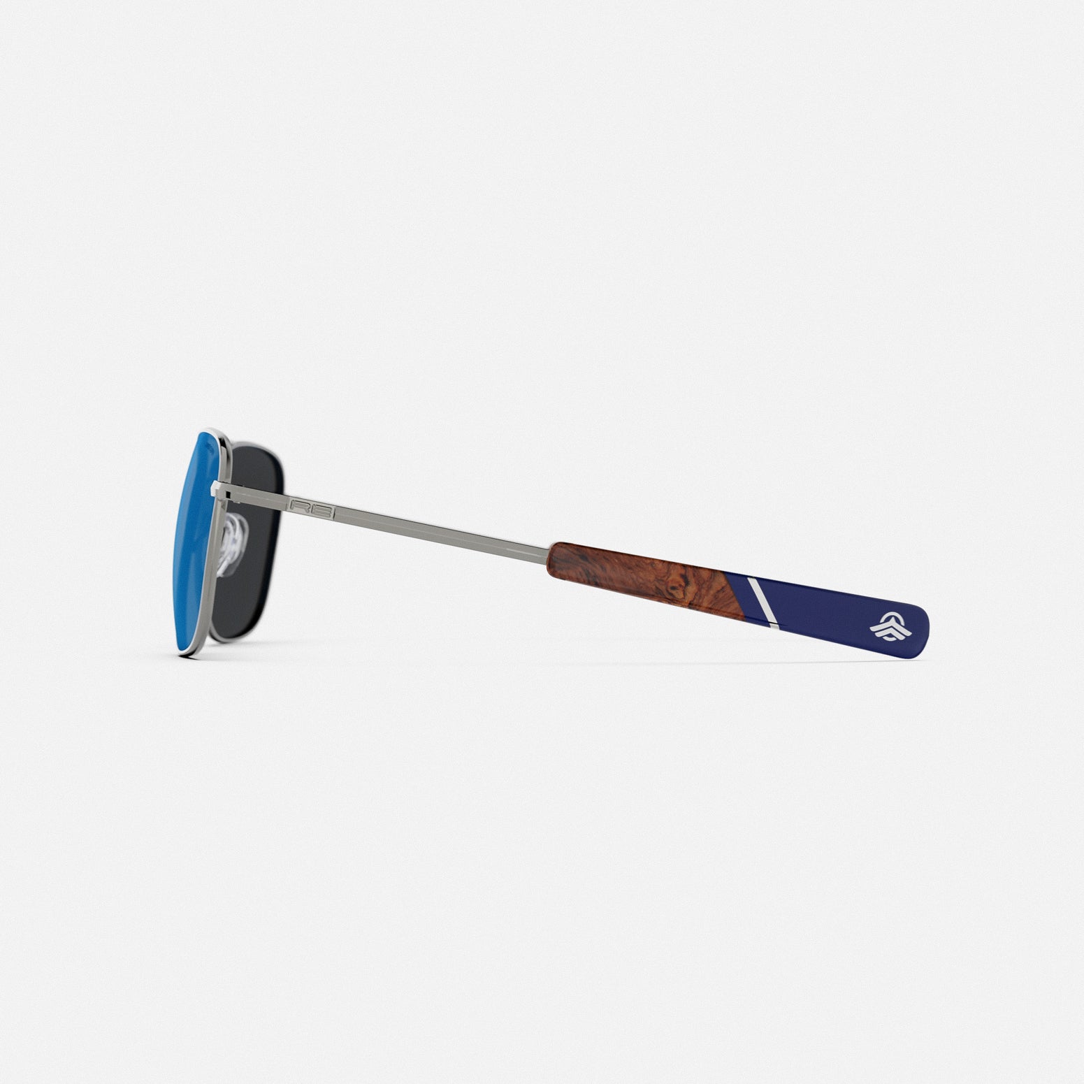 Randolph Aviator Gunmetal Atlantic Blue occhiali sole graduati 55mm