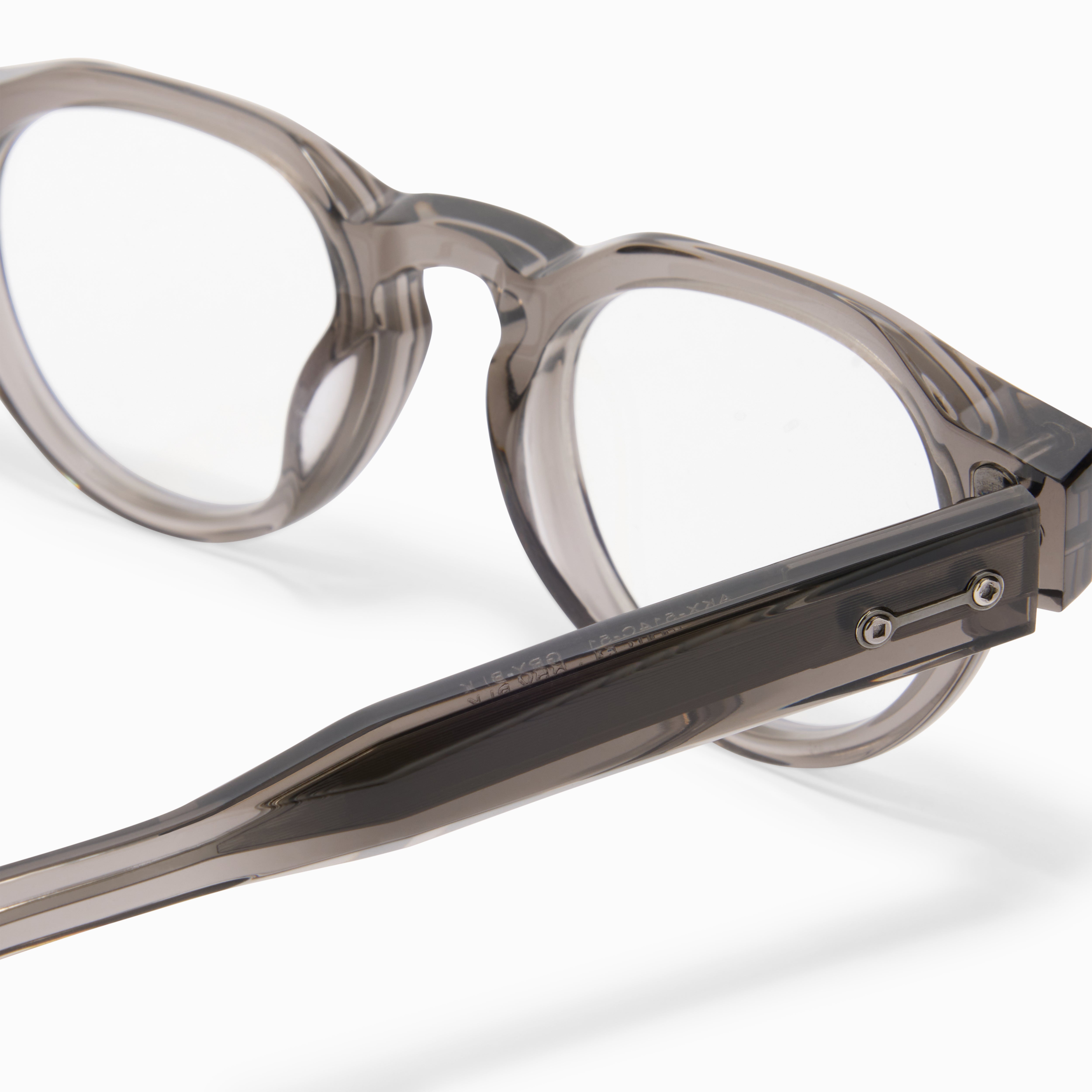Akoni Etere Andra occhiali da vista Crystal Dark Grey acetato