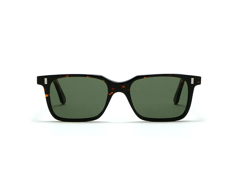 L.G.R Reunion Suez occhiali da sole havana lente verde