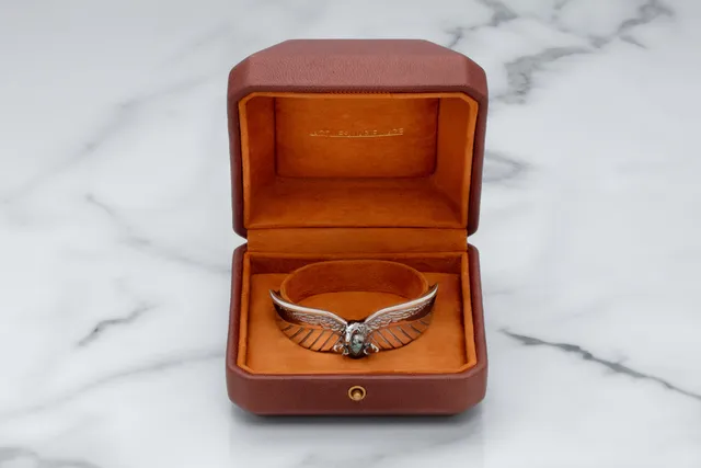 Jacques Marie Mage Aquila bracciale argento brunito