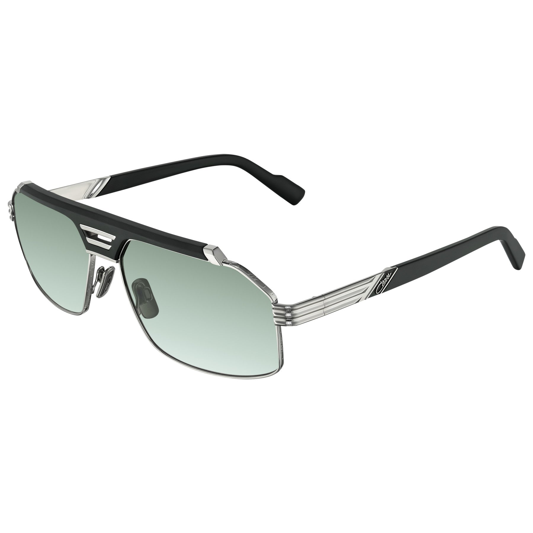 Cazal 8500s MOD 9109 occhiali da sole 002 nero-argento uomo