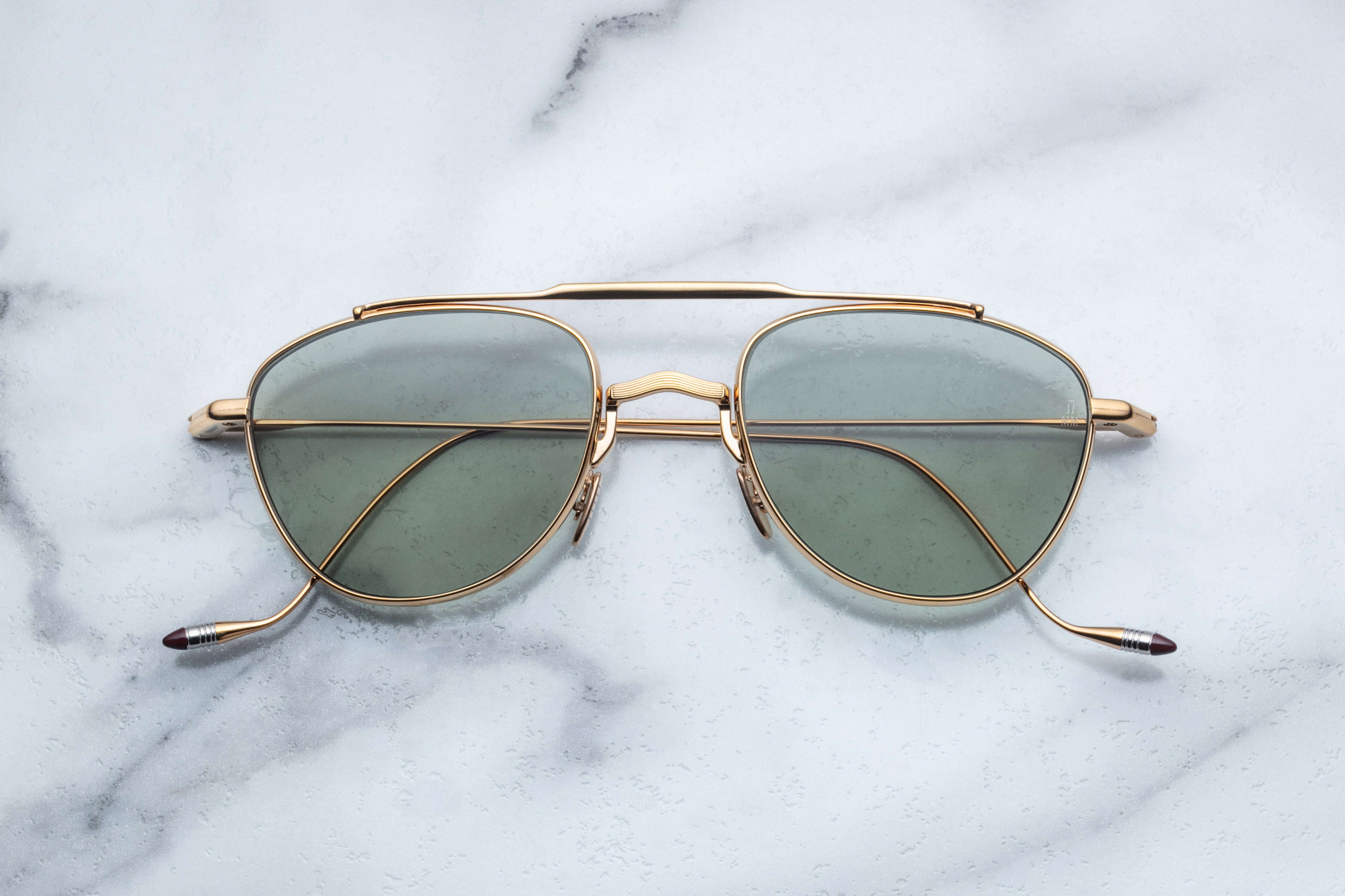 Jacques Marie Mage Flynn occhiali da sole 12S-Electrum rotondi