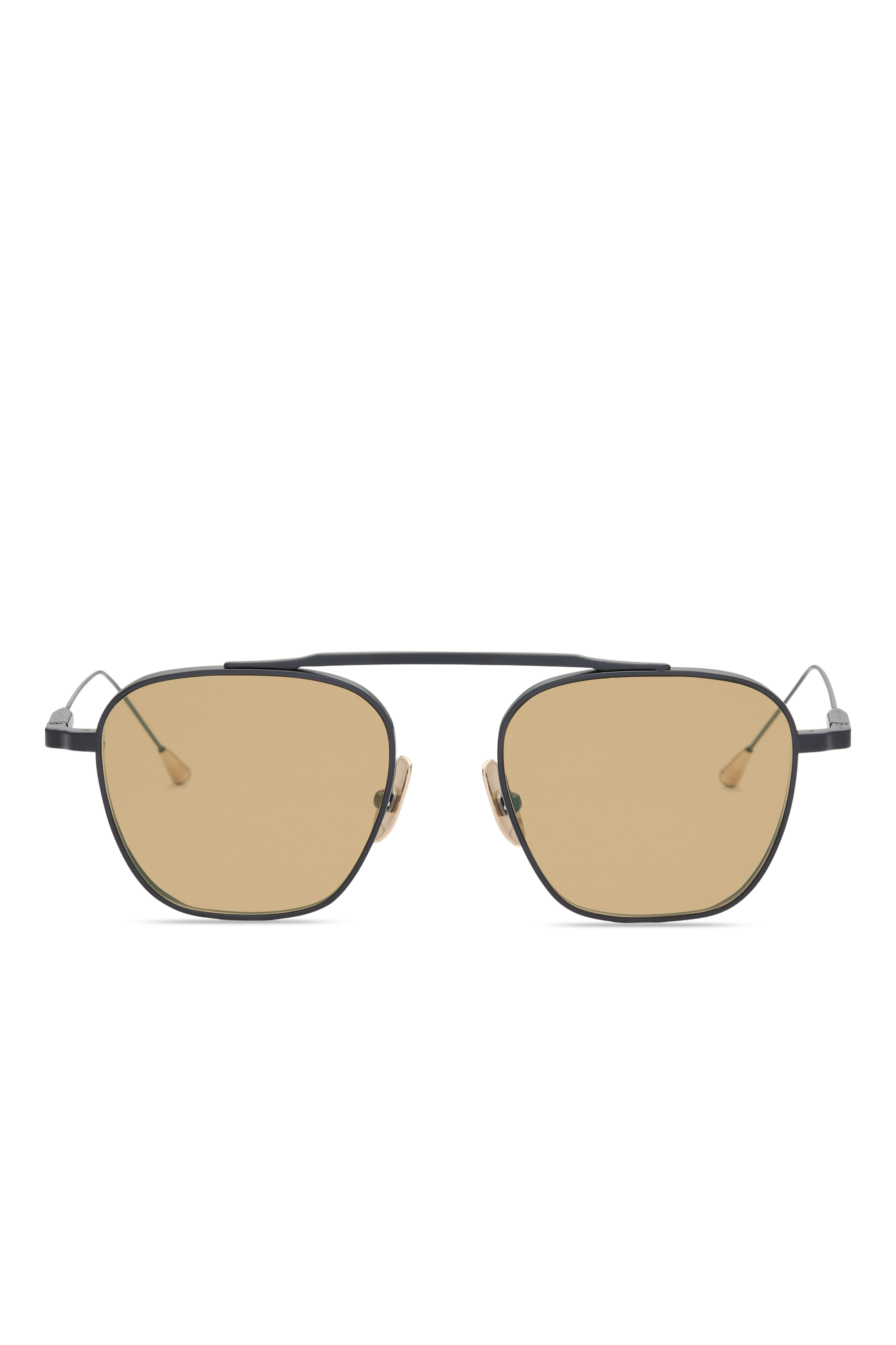 Lunetterie Generale Spitfire occhiali sole nero lente ambra