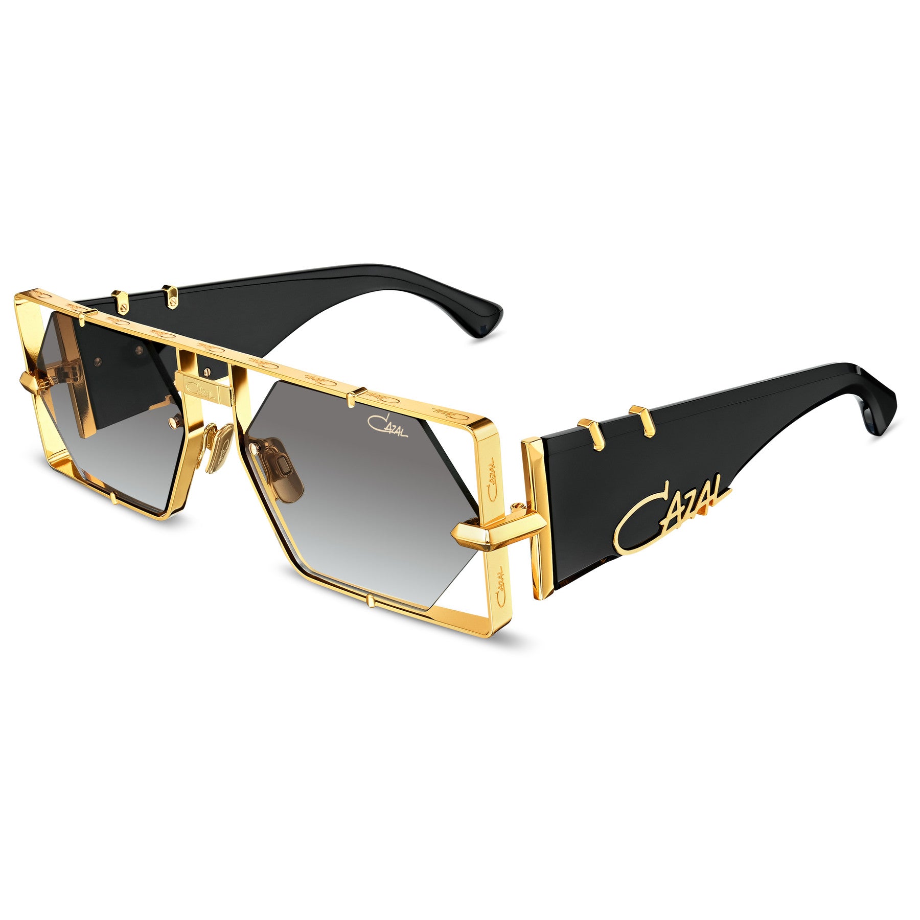 Cazal Legends 004 occhiali da sole nero-oro unisex