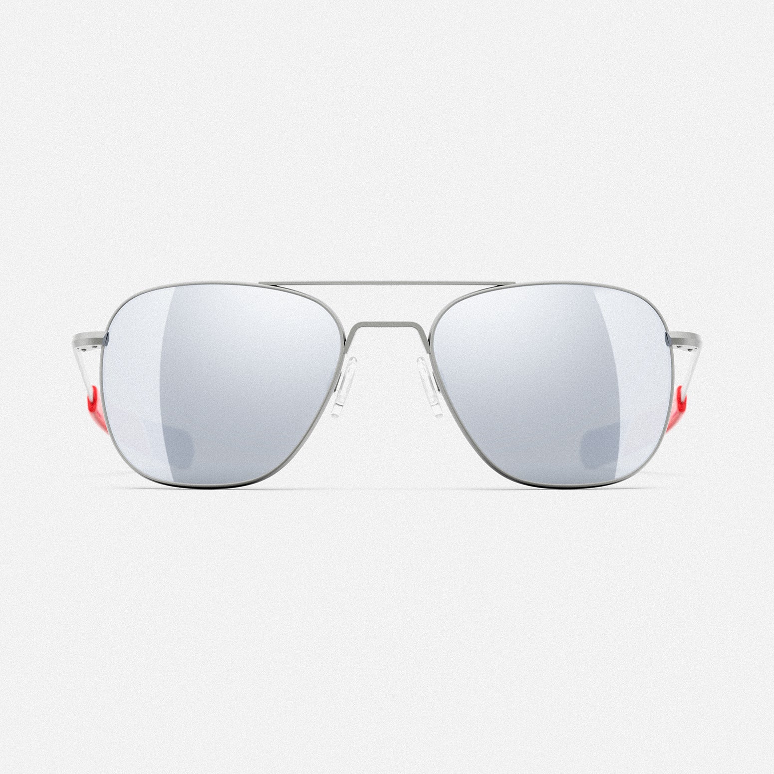 Randolph Thunderbirds Aviator occhiali sole satin gunmetal mirror