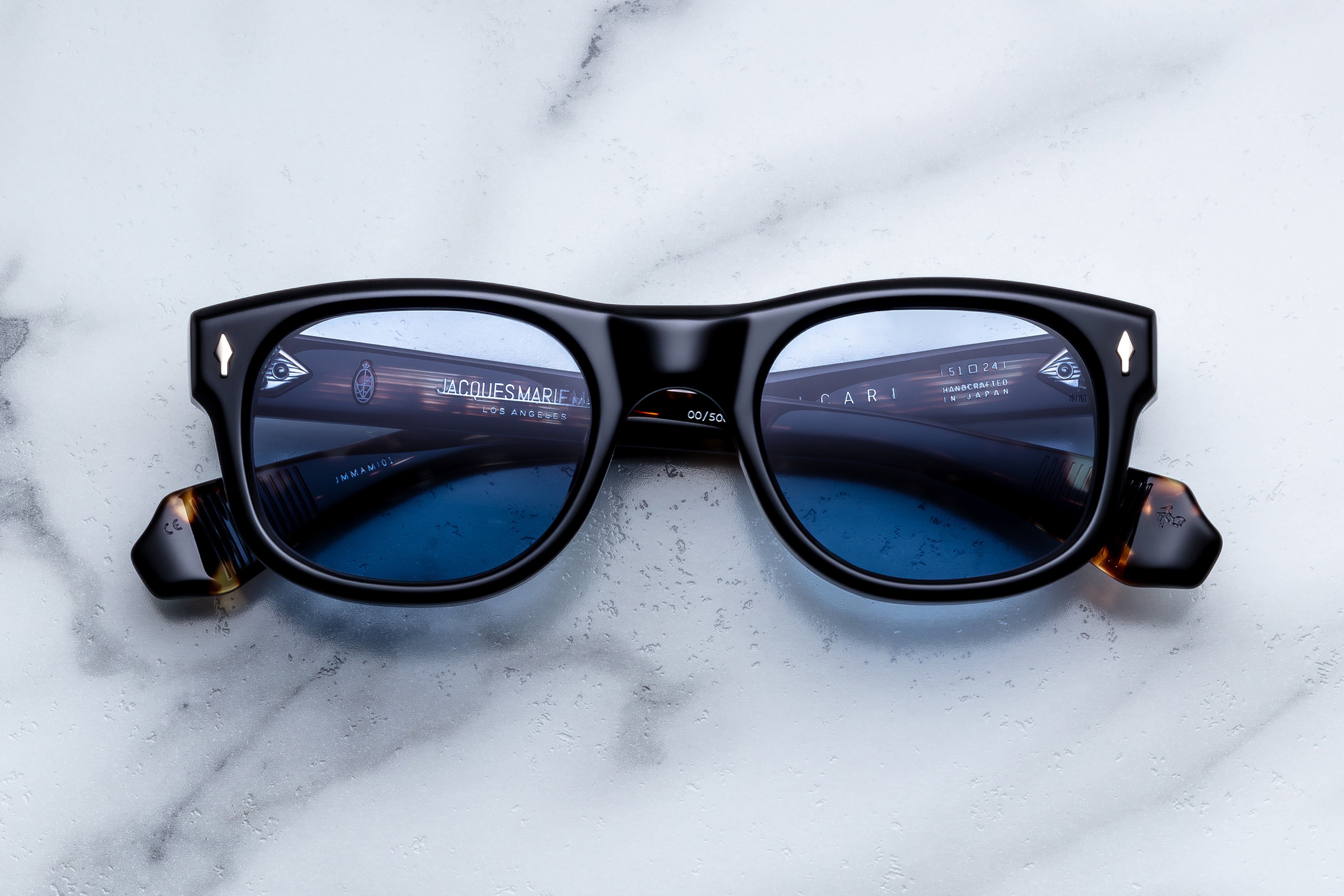 Jacques Marie Mage Amilcar occhiali da sole nero cerulean