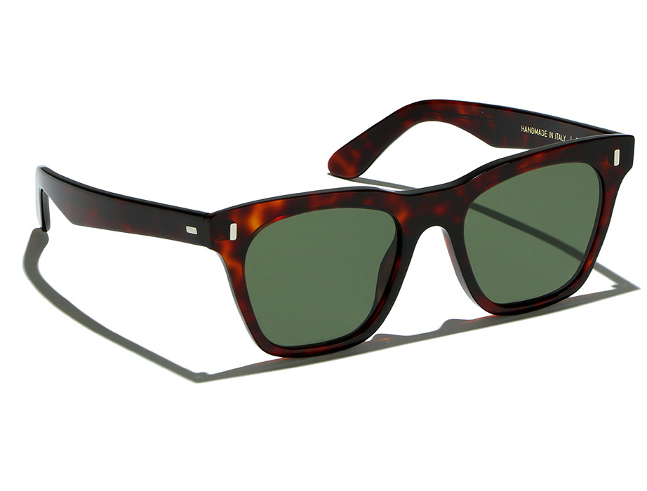 L.G.R Cecile occhiali da sole havana bordeaux lente verde