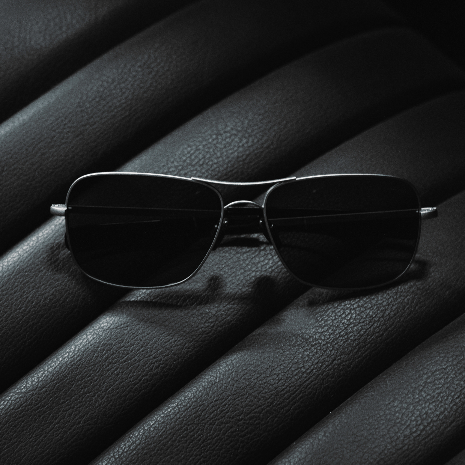 Randolph Shelby Archer Black Chrome occhiali da sole grigi