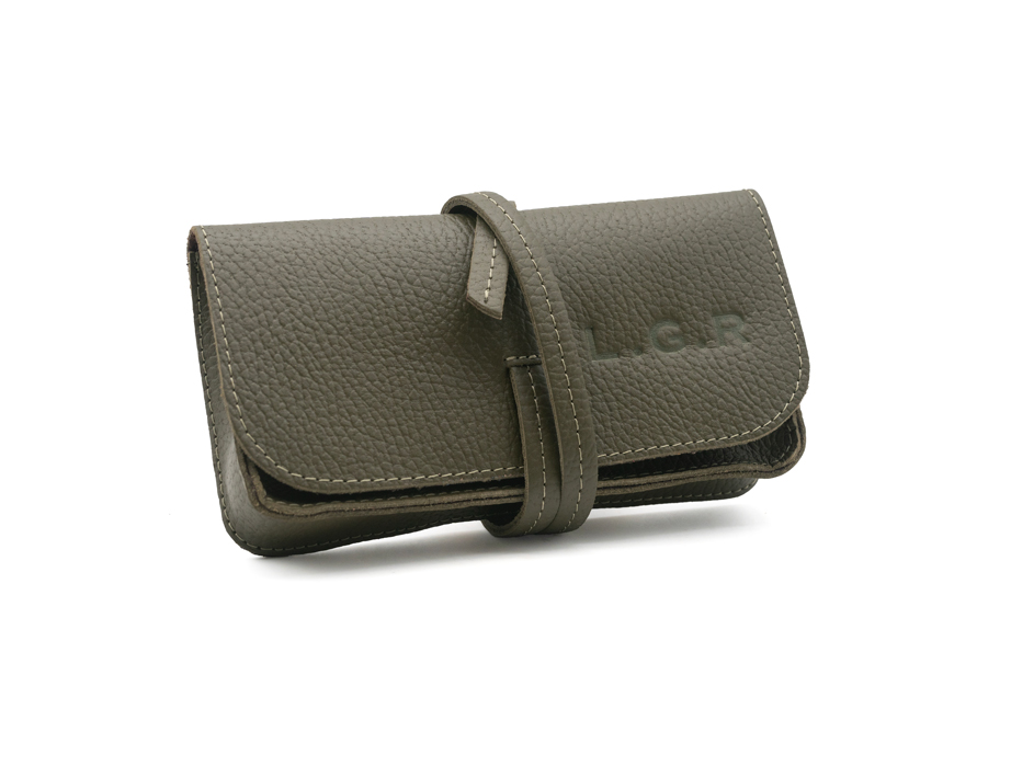 L.G.R Reunion Explorer Case custodia pelle verde