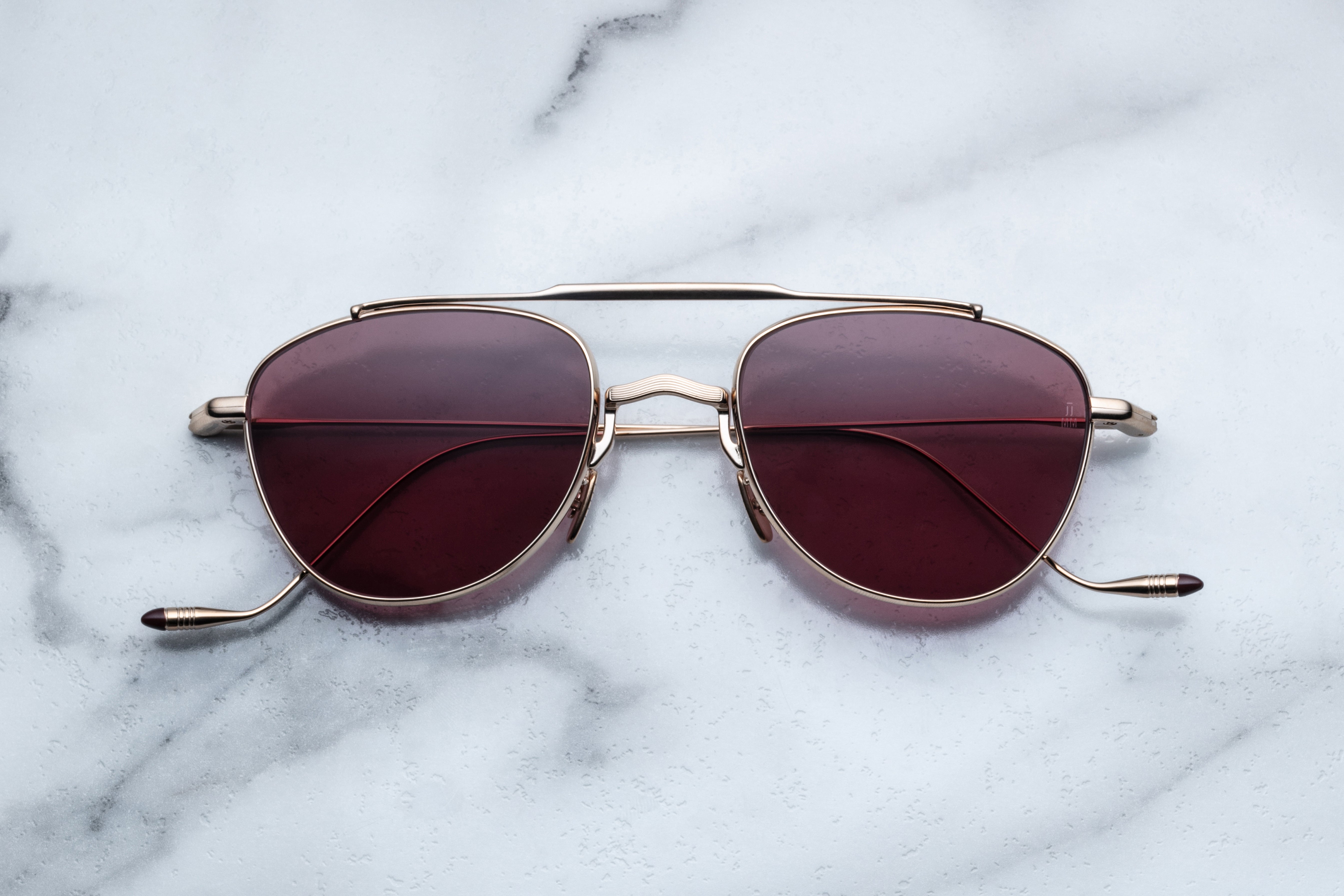 Jacques Marie Mage Flynn occhiali da sole 12S-Electrum rotondi