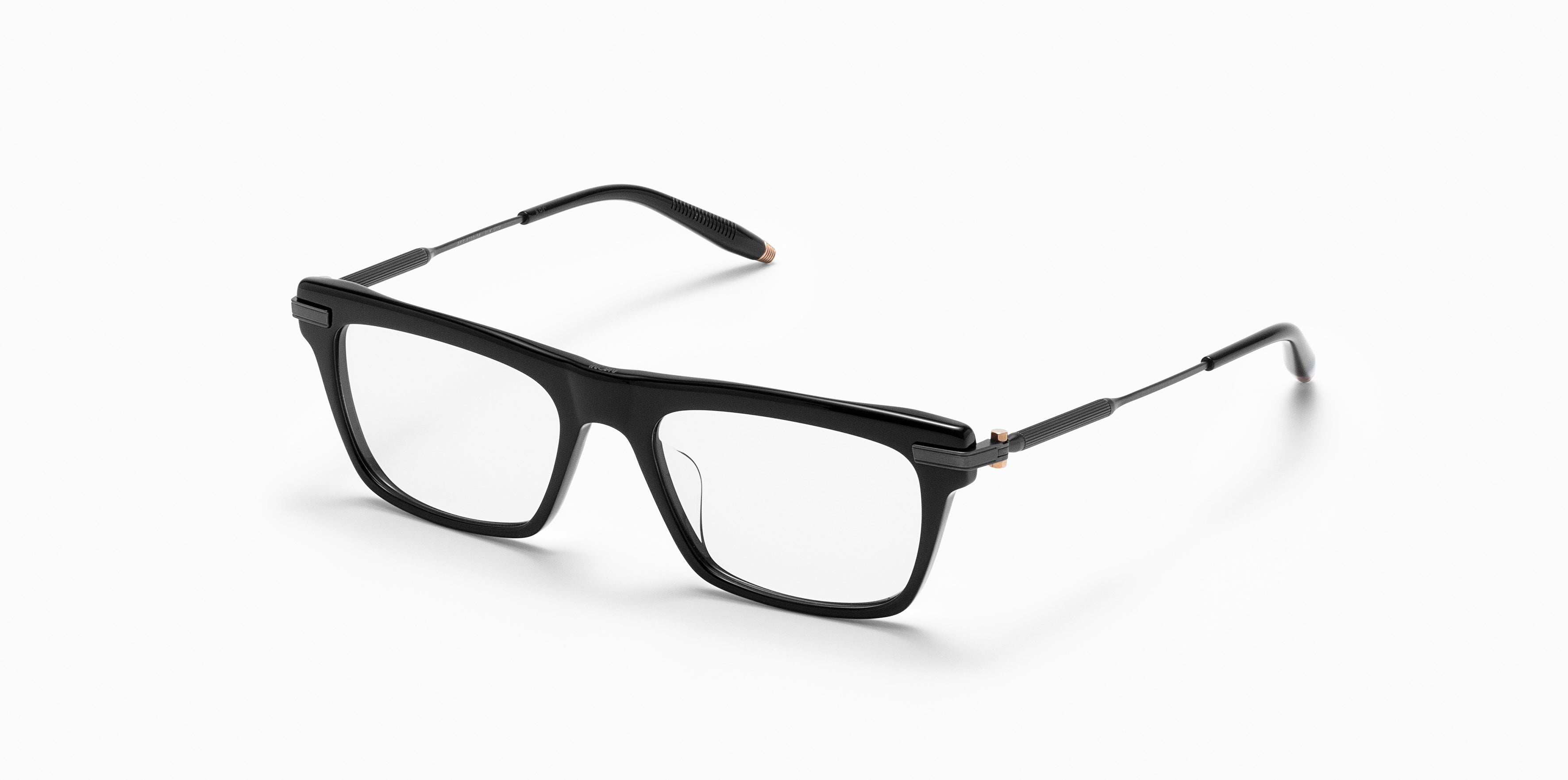 Akoni Etere Arc occhiali da vista Black 54 titanio