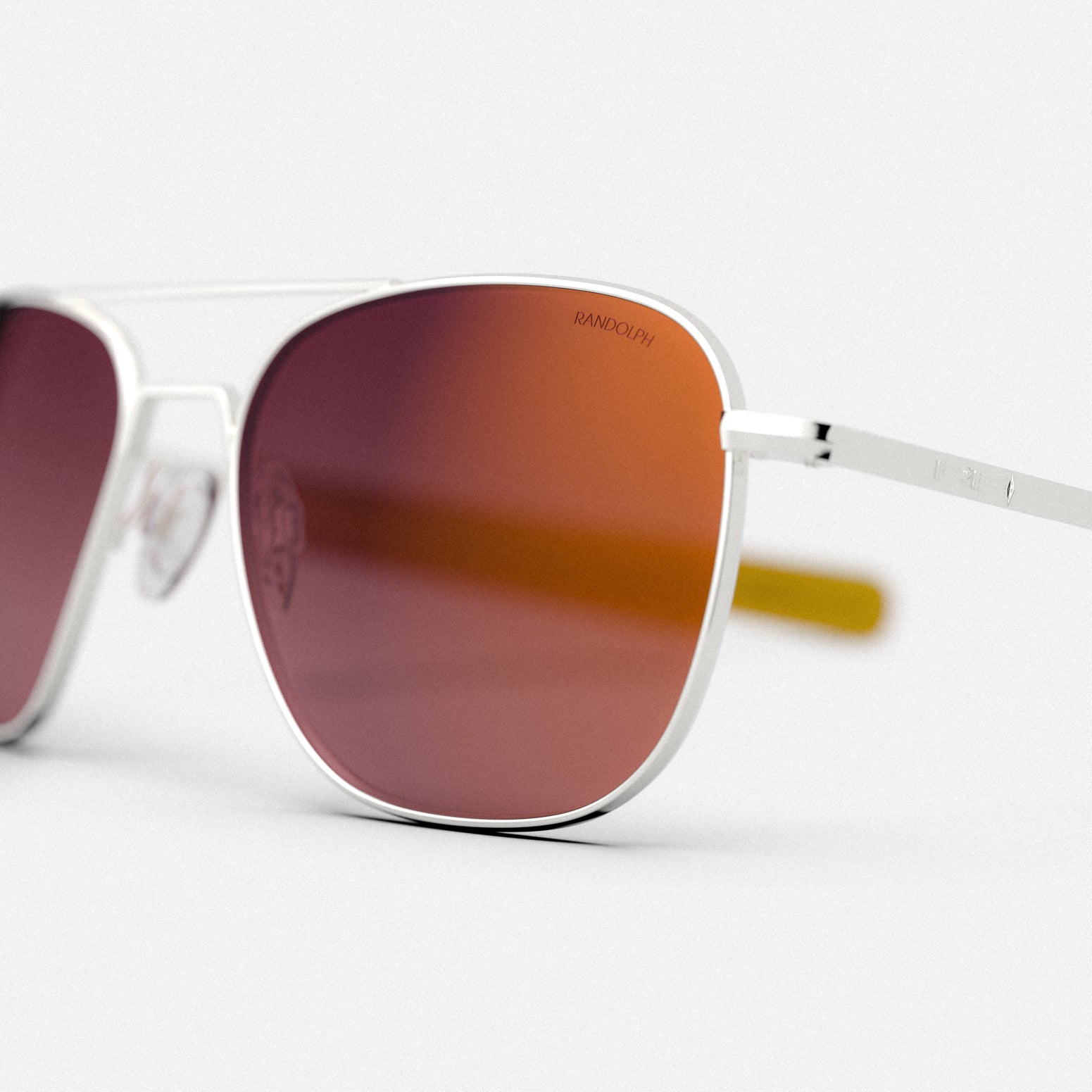 Randolph Amelia Runway Aviator occhiali sole polarizzati
