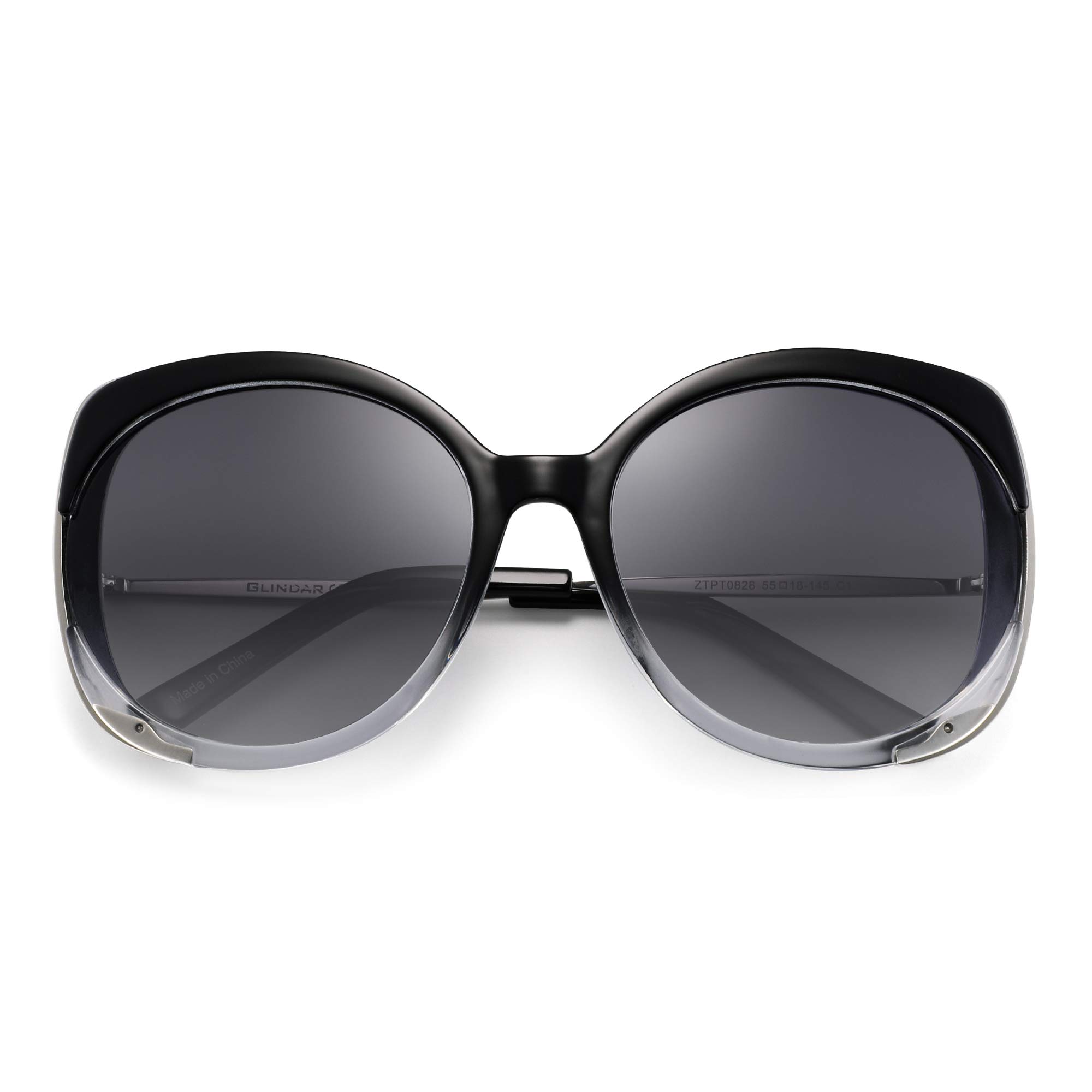 Glindar occhiali da sole oversize polarizzate gradient donna