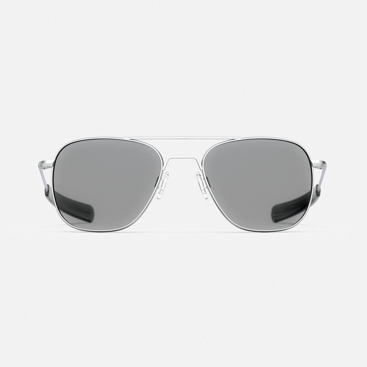 Randolph Aviator Matte Chrome occhiali da vista Clear