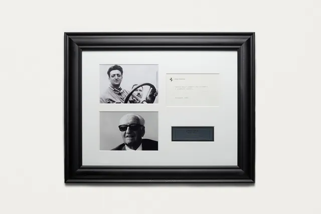 Jacques Marie Mage Enzo Ferrari Business Card portabiglietti