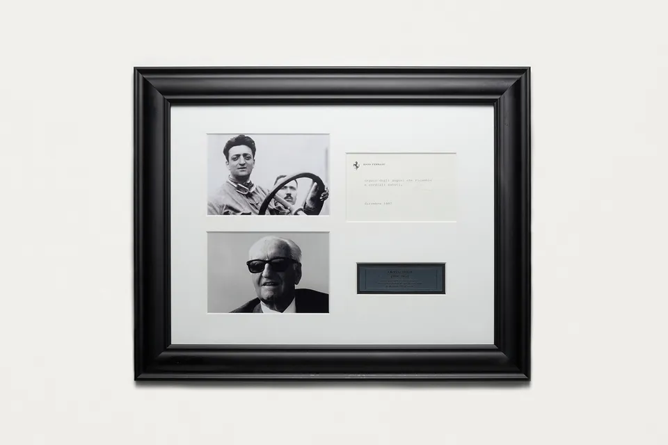 Jacques Marie Mage Enzo Ferrari Business Card portabiglietti